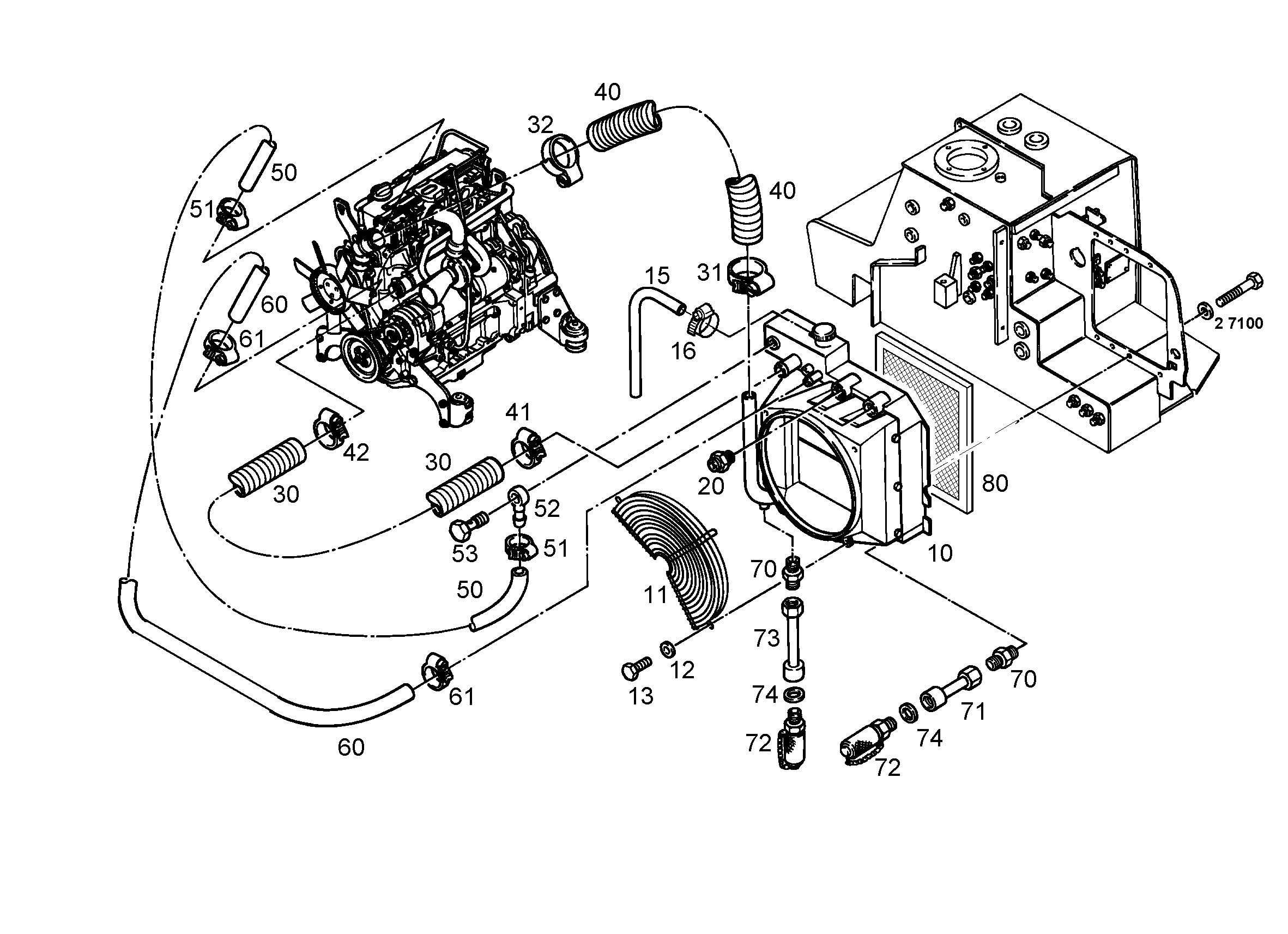 ФИЛЬТРУЮЩАЯ СЕТКА 7021681 LIEBHERR