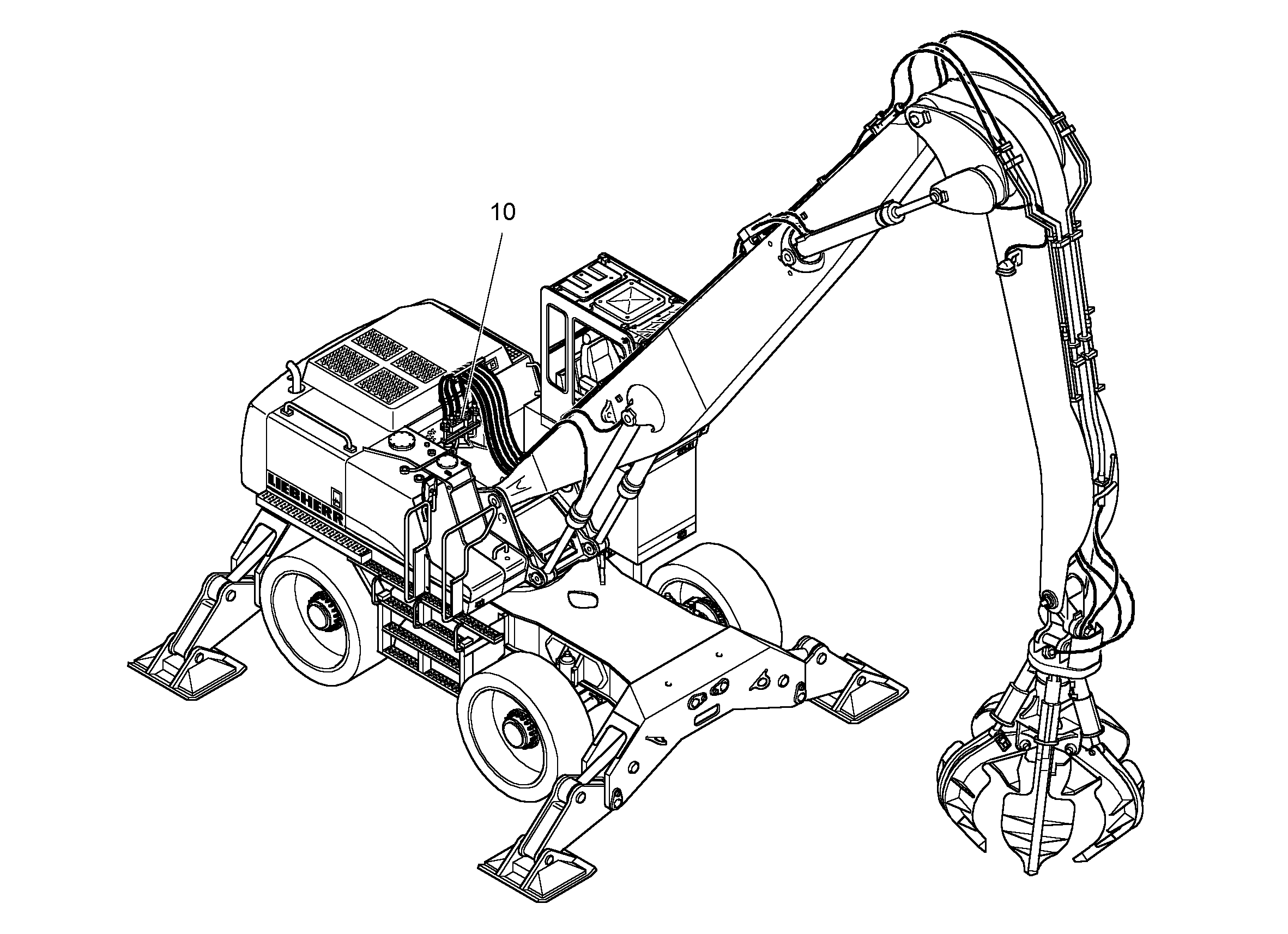 ОТСОС ВОЗДУХА 9596500 LIEBHERR