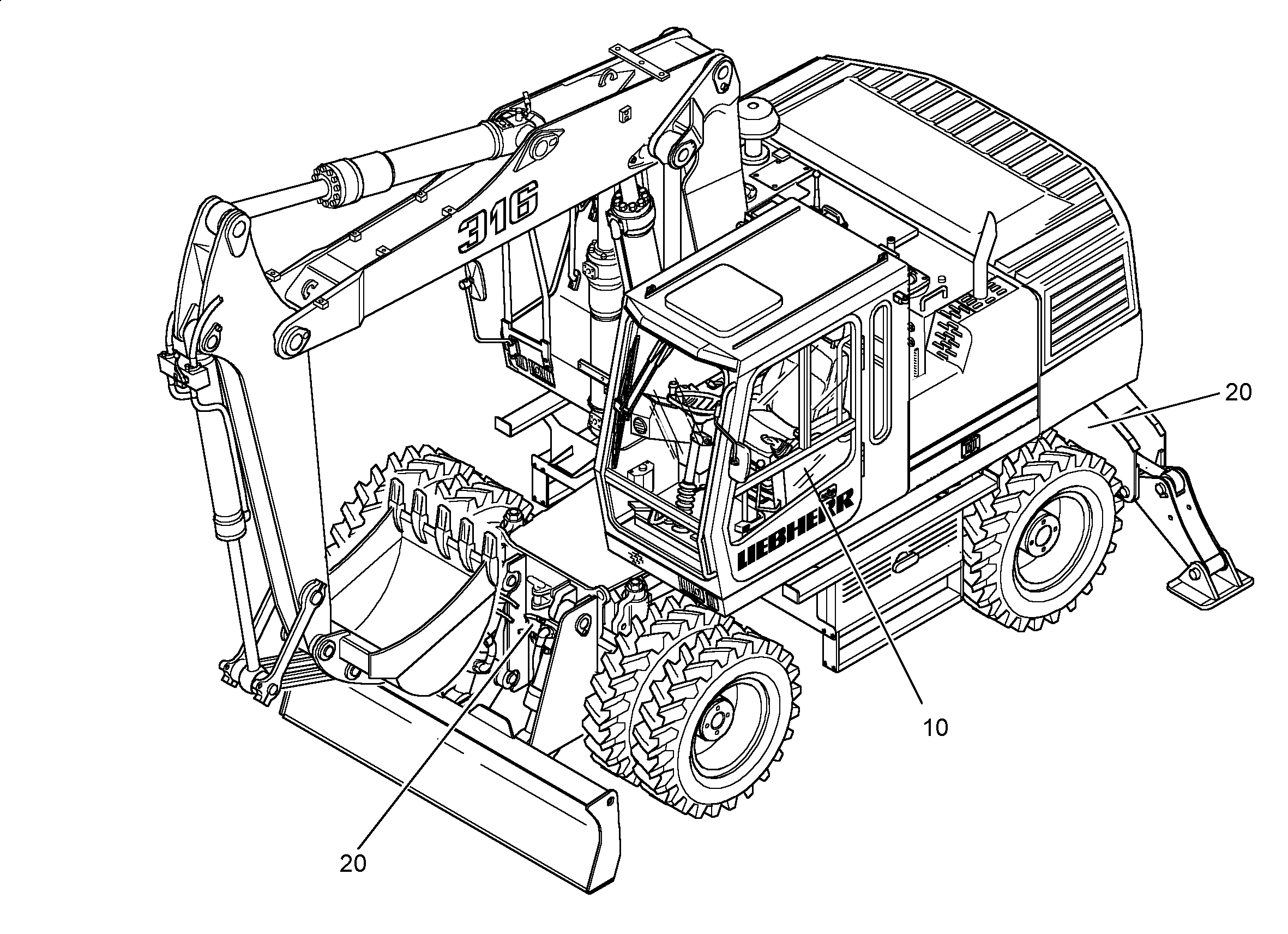 ЭЛЕКТРИЧЕСКИЕ ЧАСТИ ПОВ.ПЛАТФ. 9911760 LIEBHERR