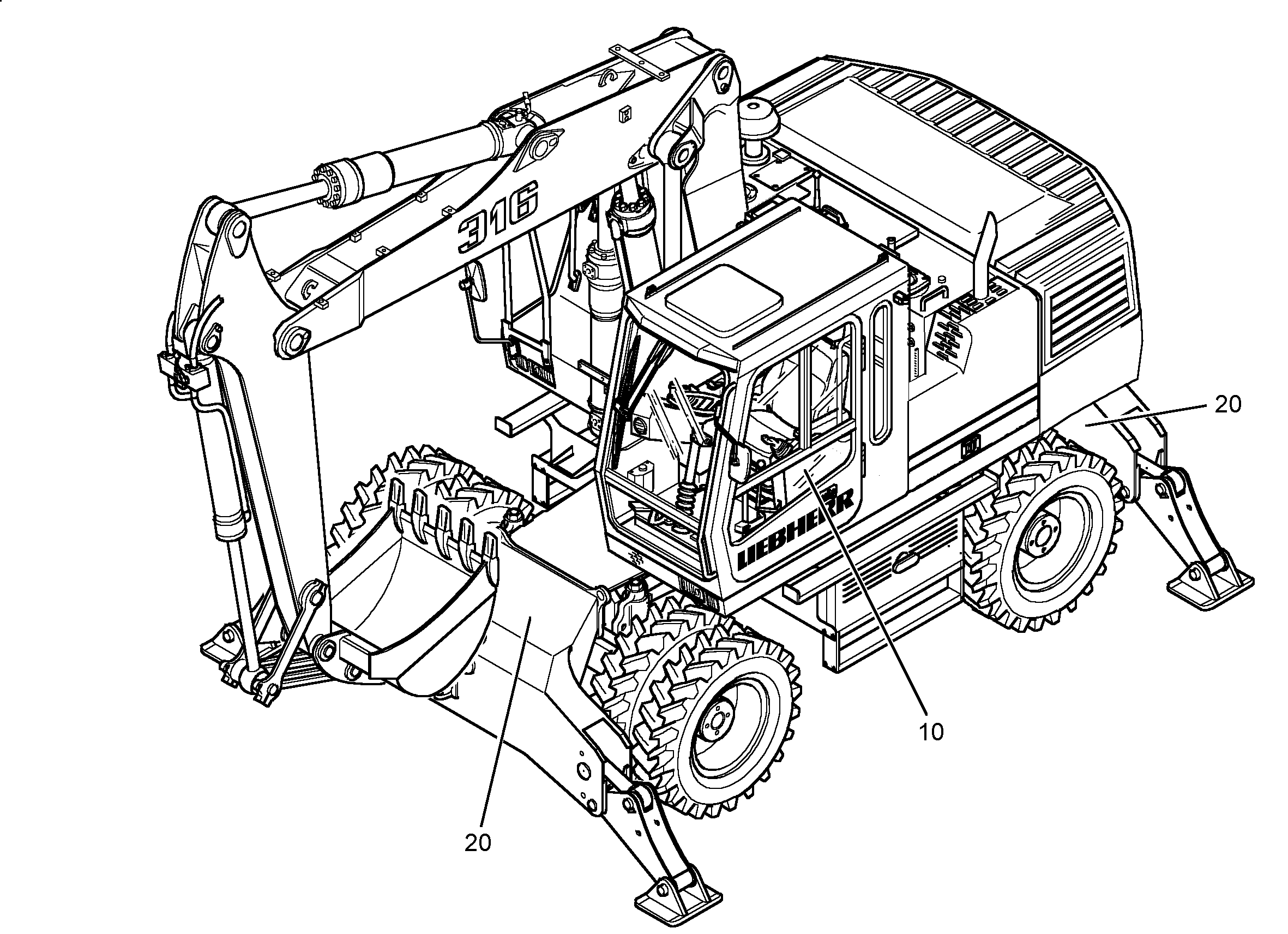 ЭЛЕКТРИЧЕСКИЕ ЧАСТИ ШАССИ 9911772 LIEBHERR