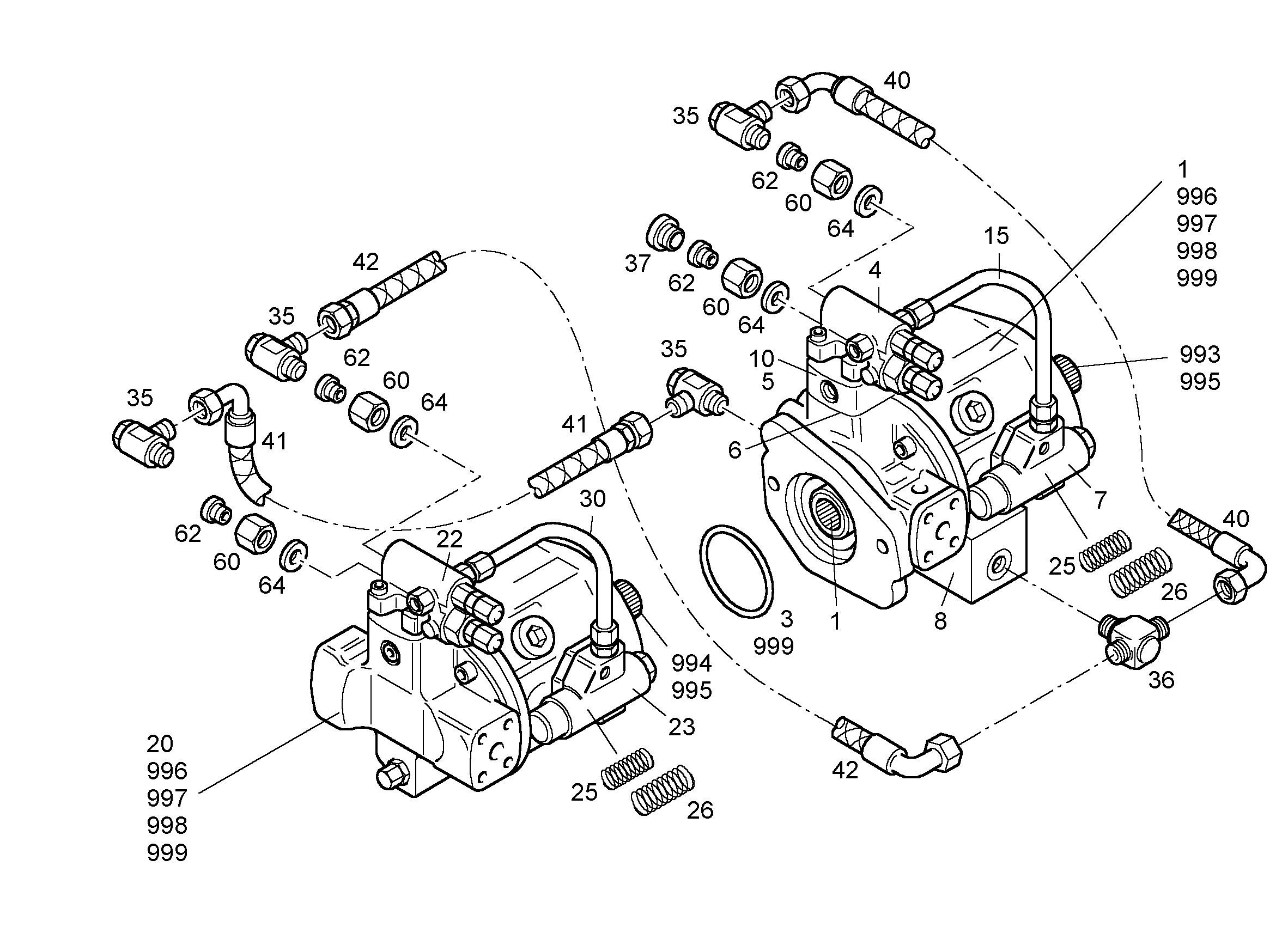 Прижимная пружина 7020959 LIEBHERR
