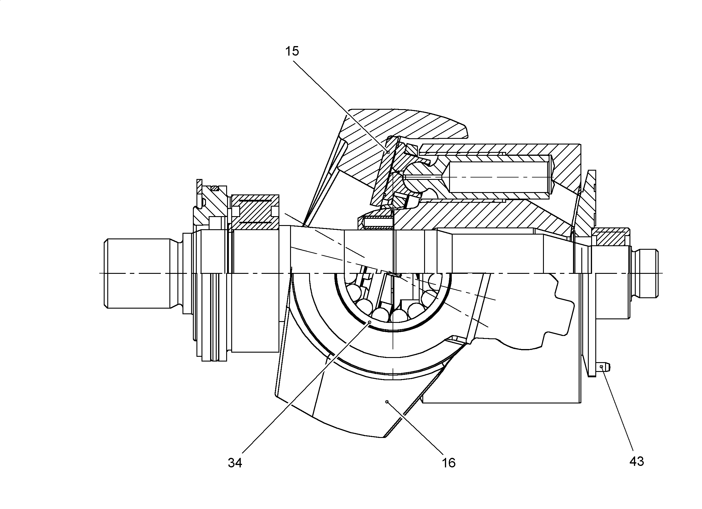 ПОПЕРЕЧИНА ПОВОРОТНАЯ NG 125 9881754 LIEBHERR