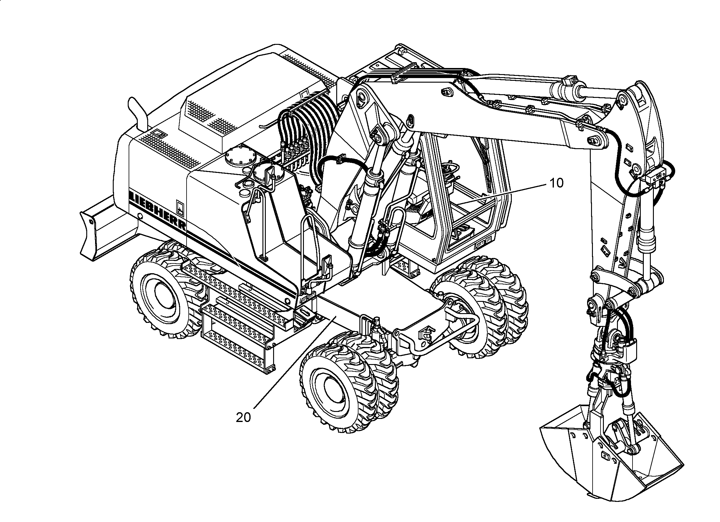 ЭЛЕКТРИЧЕСКИЕ ЧАСТИ ПОВ.ПЛАТФ. 9912272 LIEBHERR