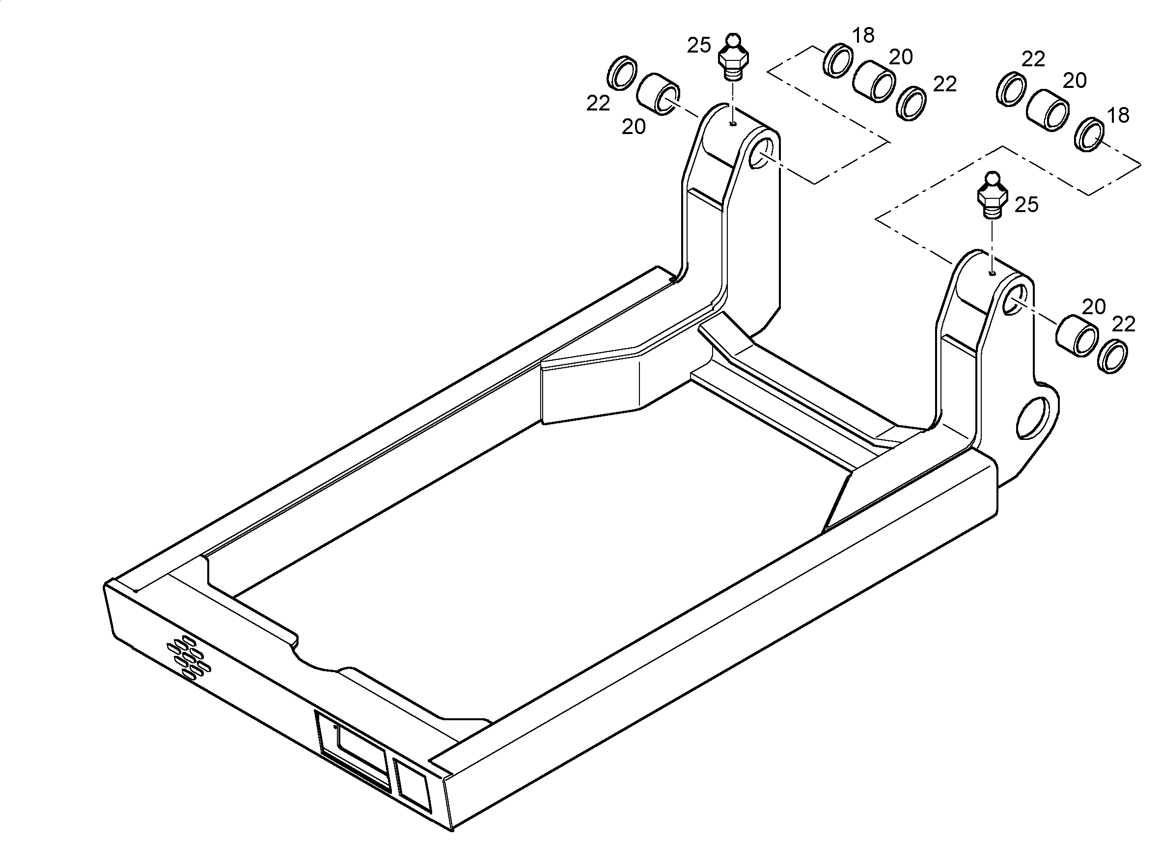 ГИЛЬЗА РАСПОРНАЯ 52X65X7 9913109 LIEBHERR