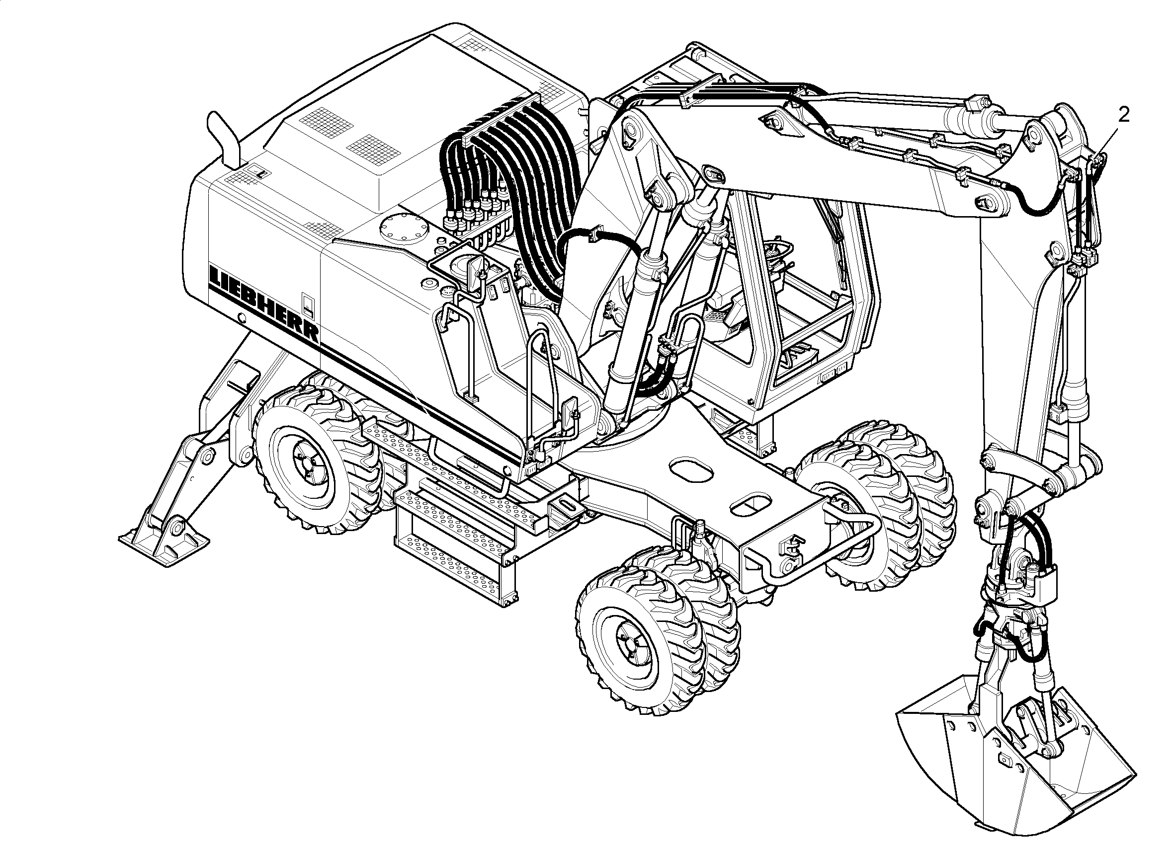 КОМПЛЕКТ ЧАСТЕЙ - ДЛЯ МОНТАЖА 9690693 LIEBHERR