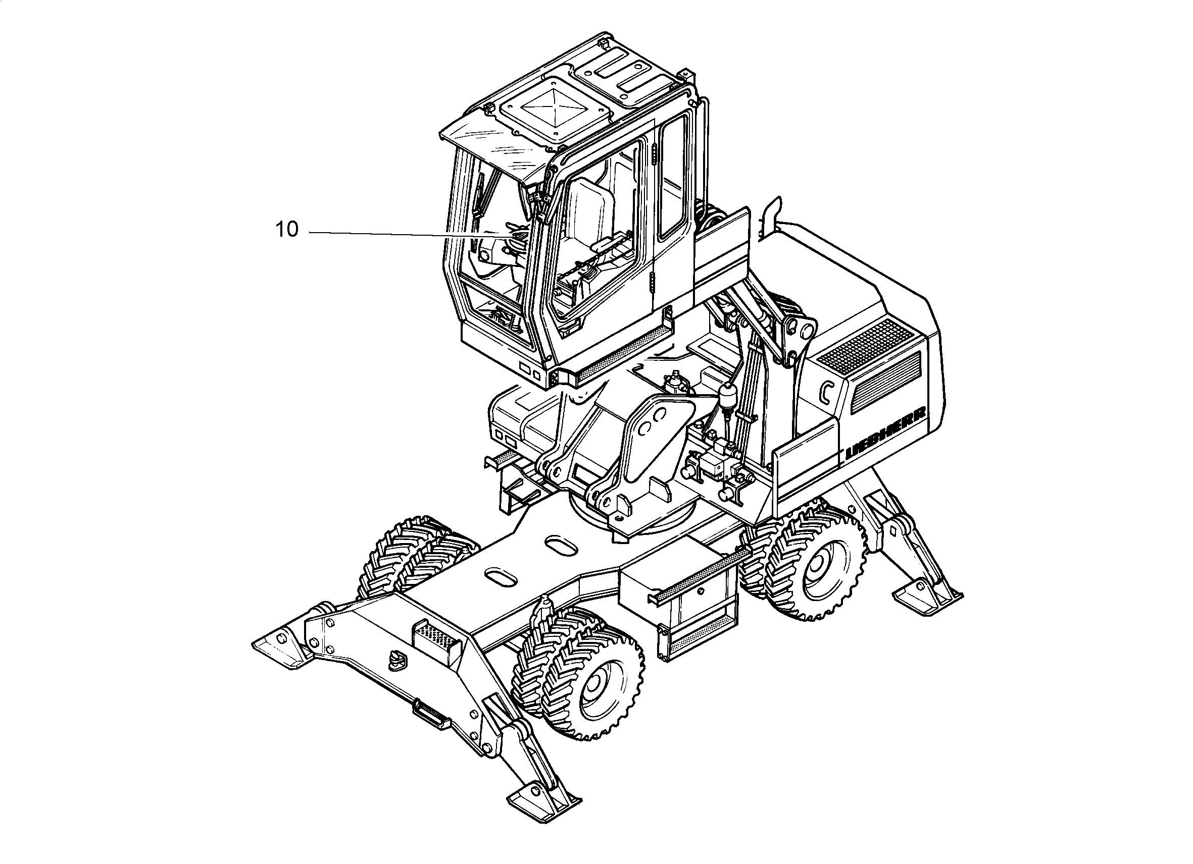 ОТКЛЮЧЕНИЕ ДВИЖЕНИЯ 9913630 LIEBHERR