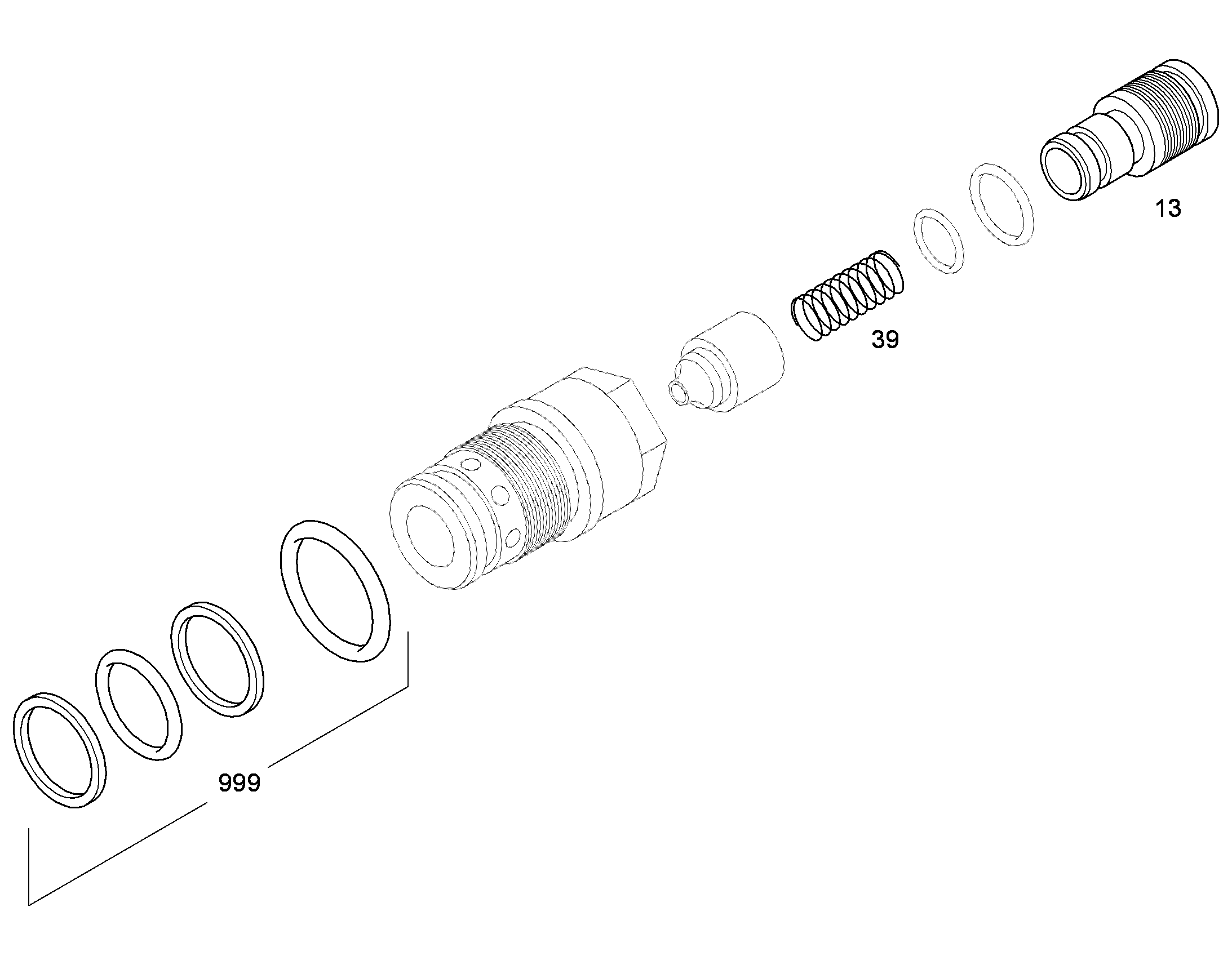ЗАГЛУШКА РЕЗЬБОВАЯ M24X1X42 7025030 LIEBHERR