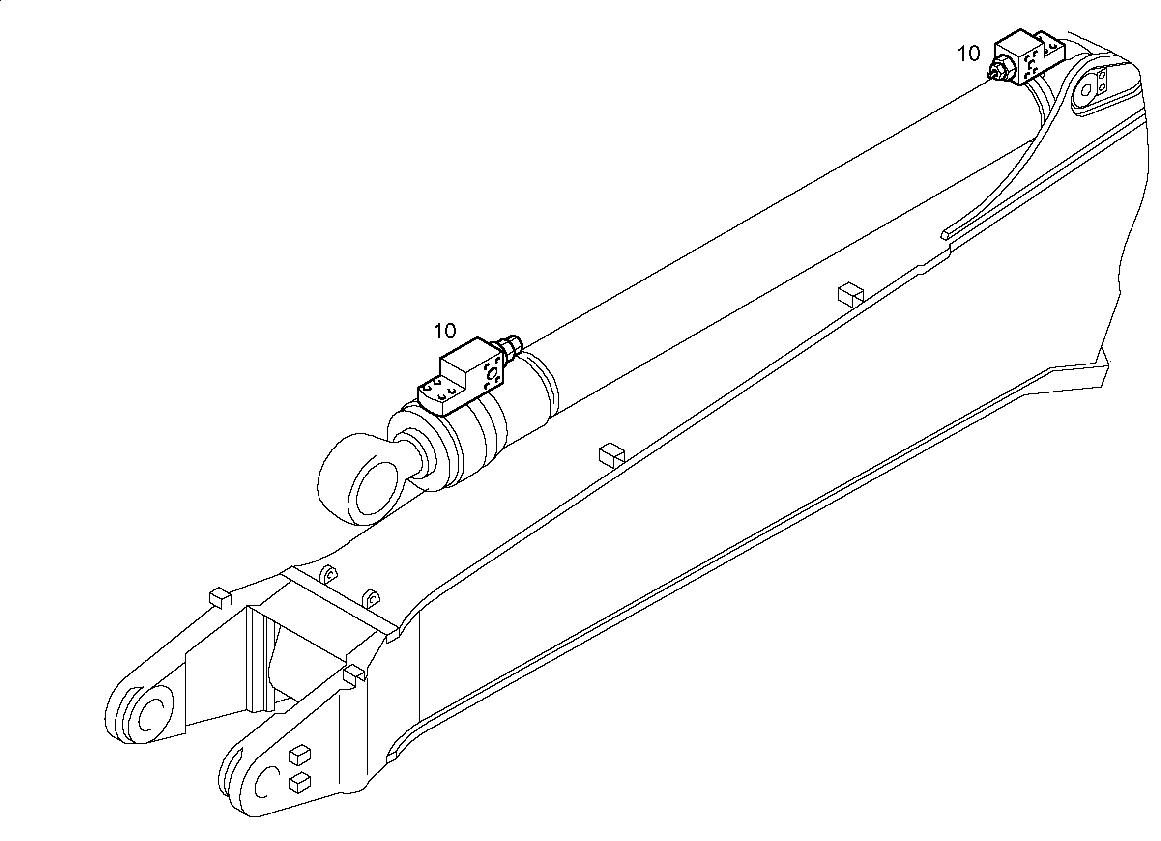 ЗАЩ.ТРУБЫ ЦИЛ.НАКЛ. 9284993 LIEBHERR