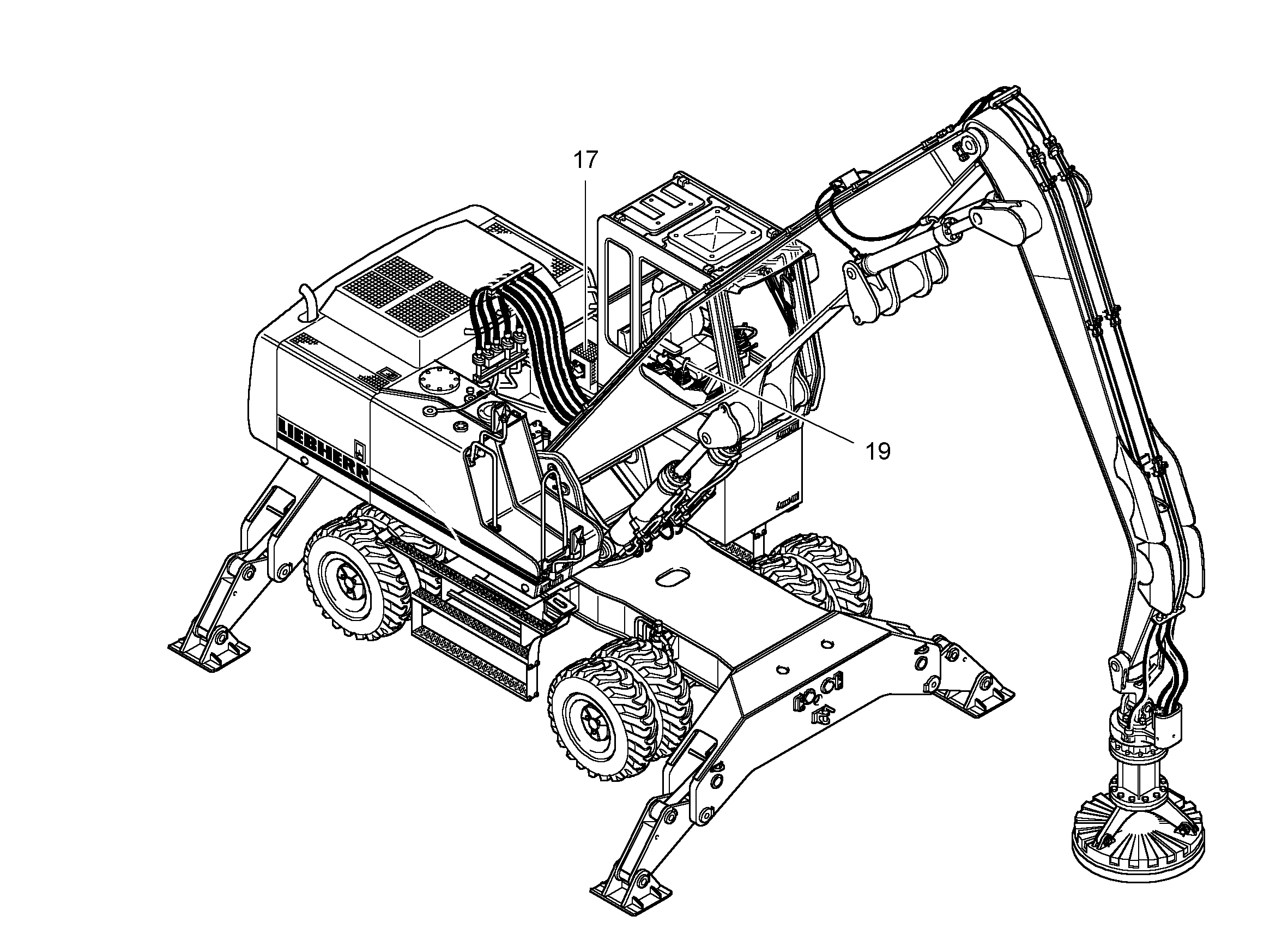 ЭЛЕКТРООБОРУДОВАНИЕ 9596911 LIEBHERR