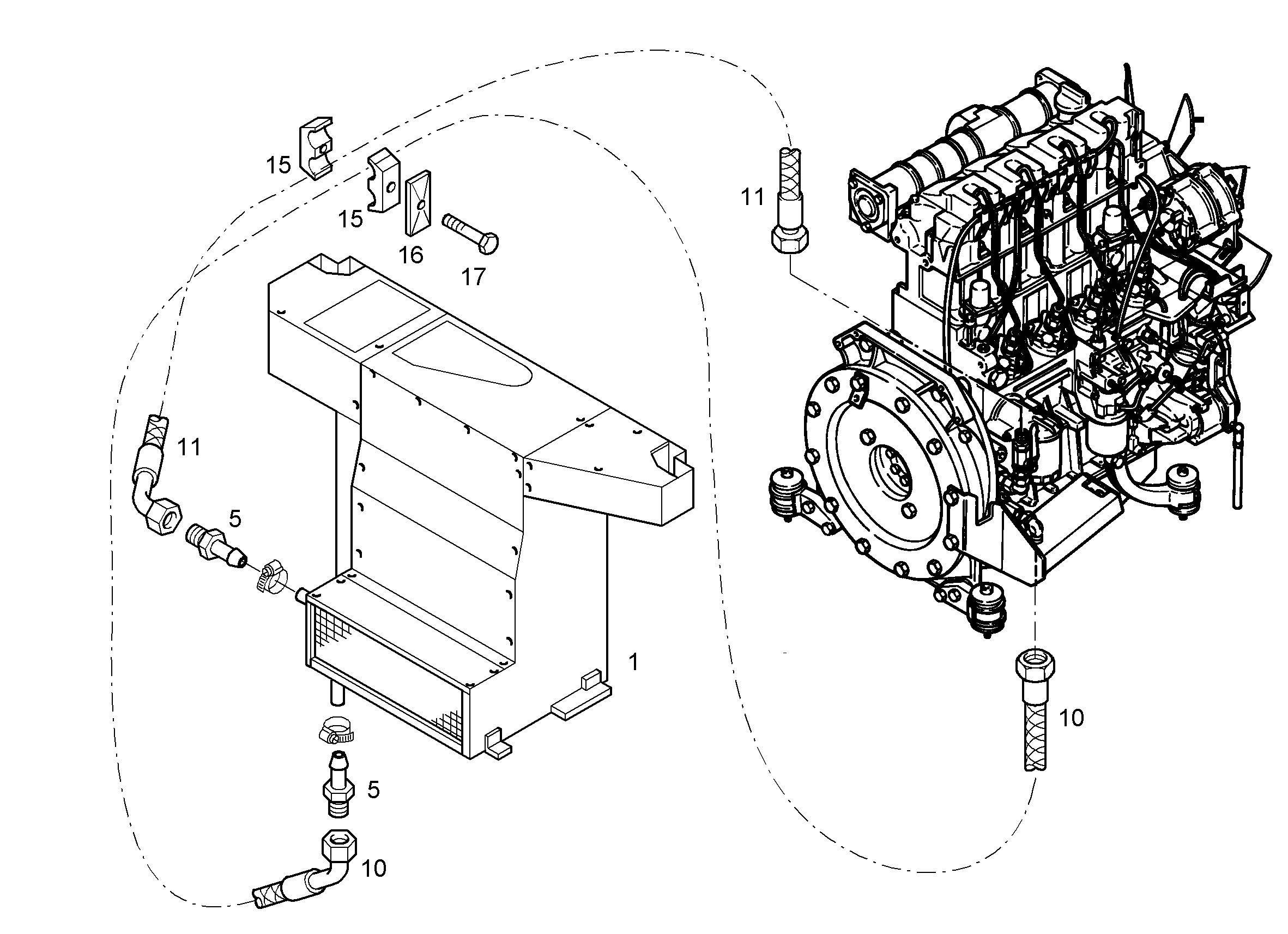 НИППЕЛЬ DN16 7025678 LIEBHERR