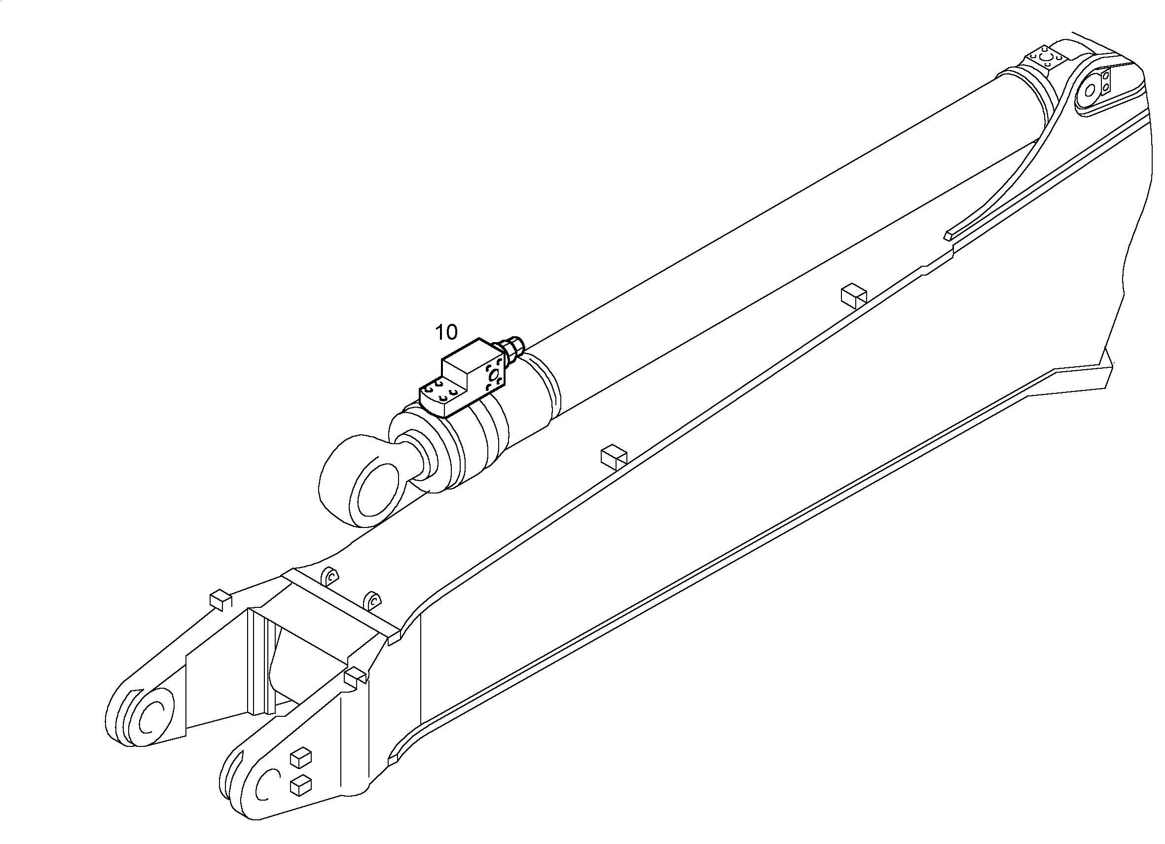 ЗАЩ.ТРУБЫ ЦИЛ.РУК. 9964204 LIEBHERR