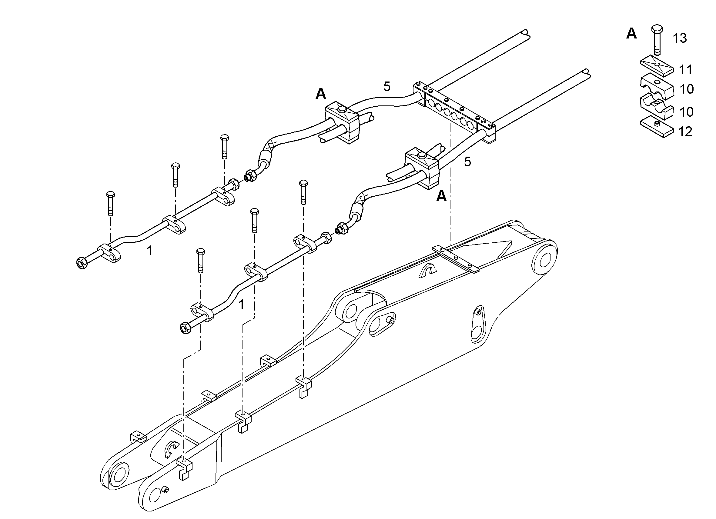 ПРОВОДКА ПРИВОД МЕХ. ПОВОРОТА 9912399 LIEBHERR