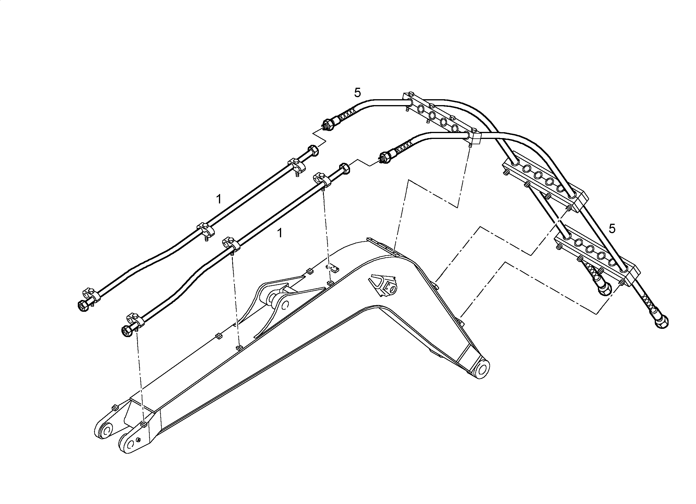 ПРОВОДКА МОНТАЖНЫЙ НАБОР AHS 9910963 LIEBHERR