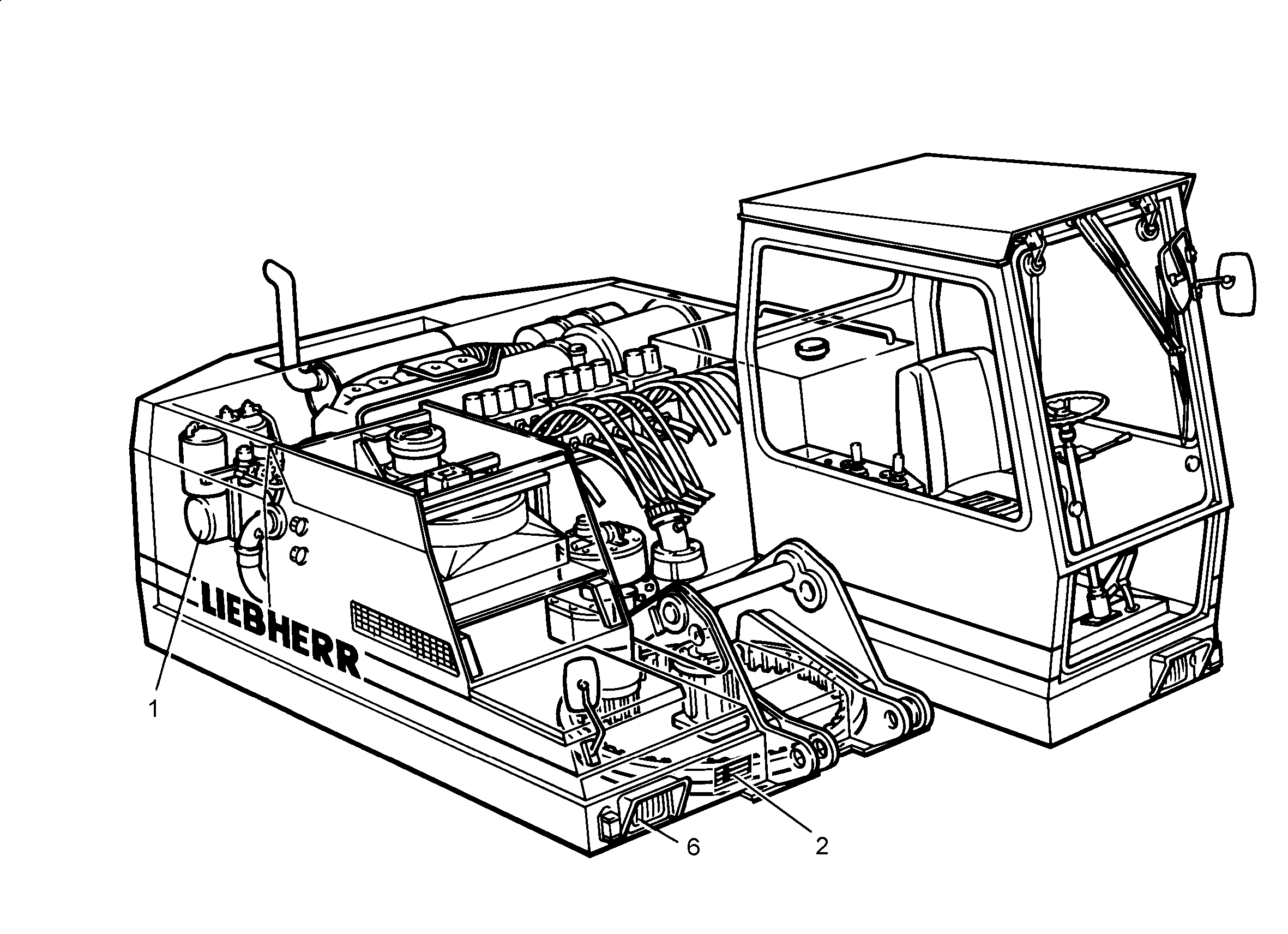 РЕЗЕРВУАР С ВОЗДУХОМ 9178128 LIEBHERR
