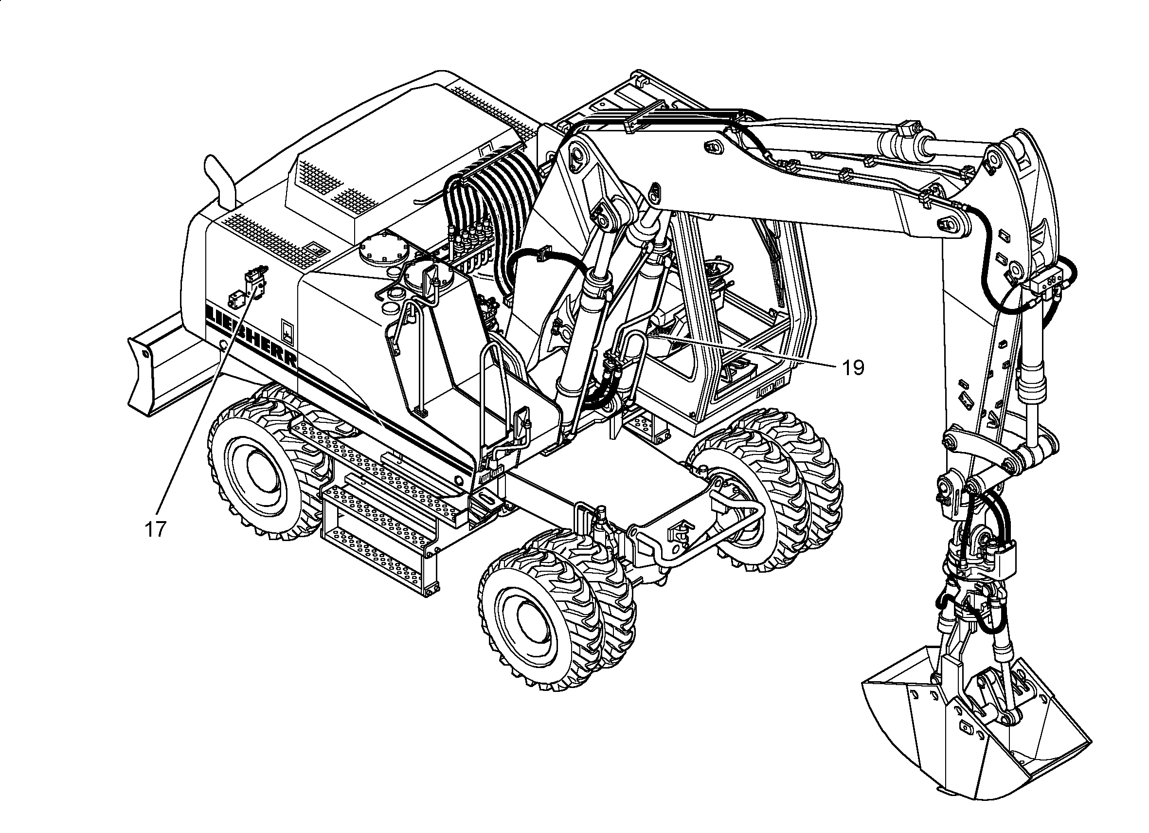 ГИДРАВЛИЧЕСКАЯ СИСТЕМА 9915825 LIEBHERR