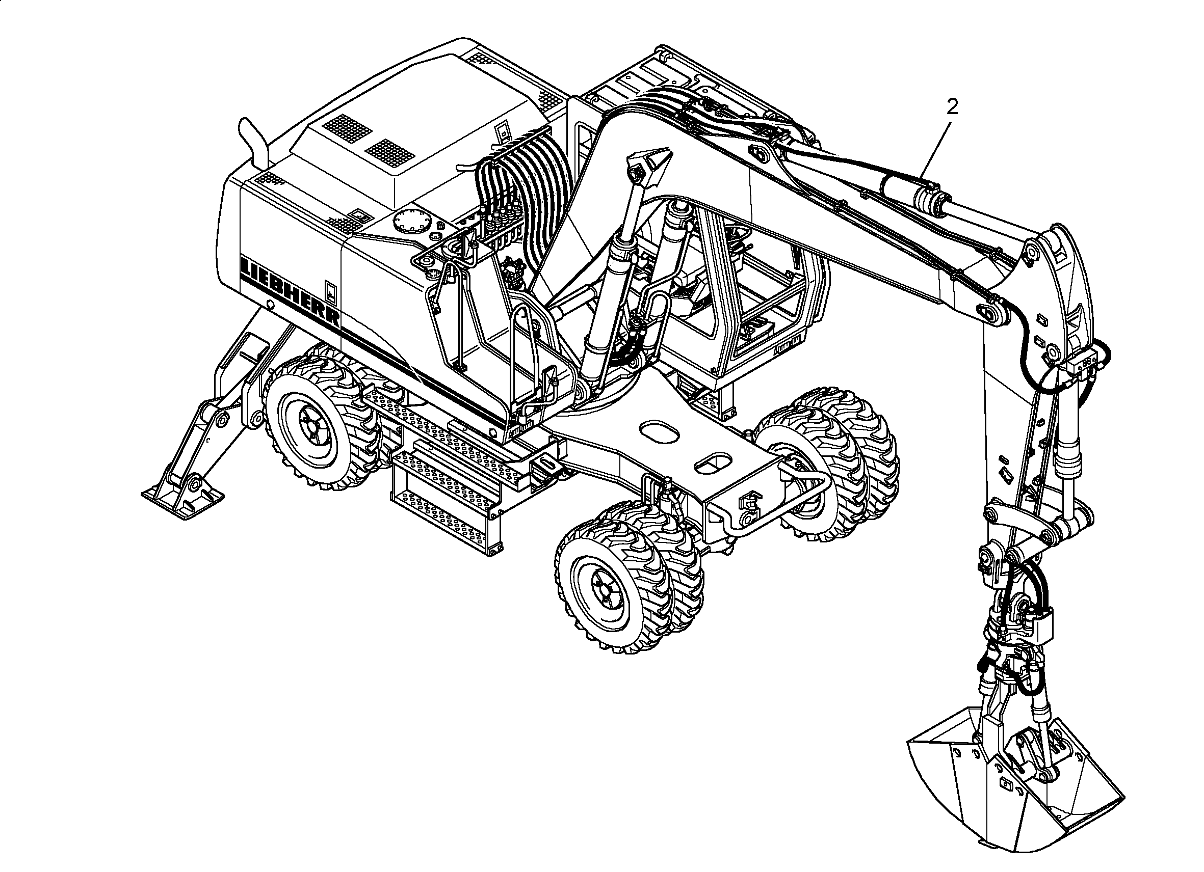 ЗАЩ.ТРУБЫ ЦИЛ.РУК. 9828096 LIEBHERR
