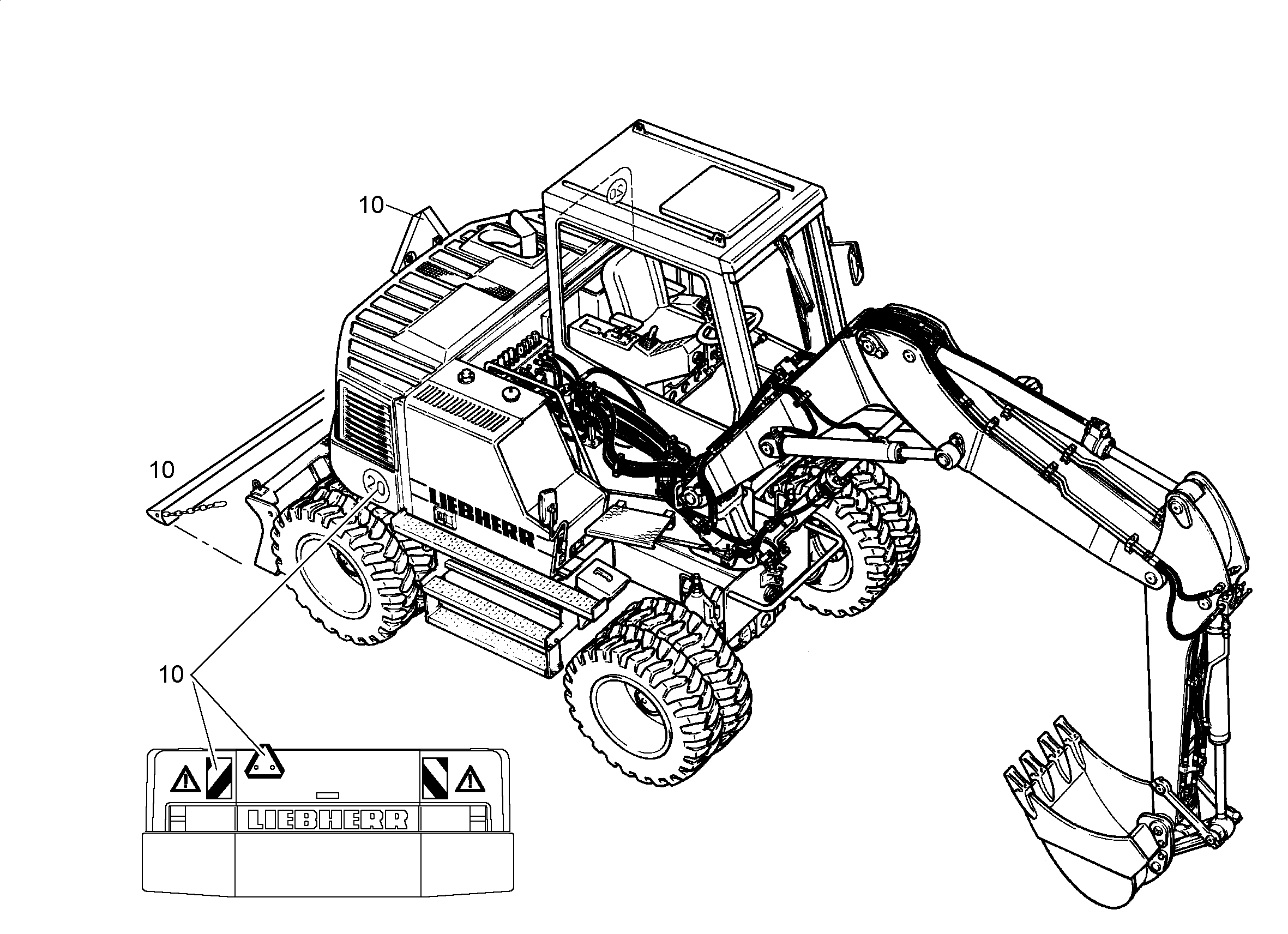 ПОСТАВЛЯЕМЫЙ КОМПЛЕКТ ЧЕХИЯ 9916770 LIEBHERR