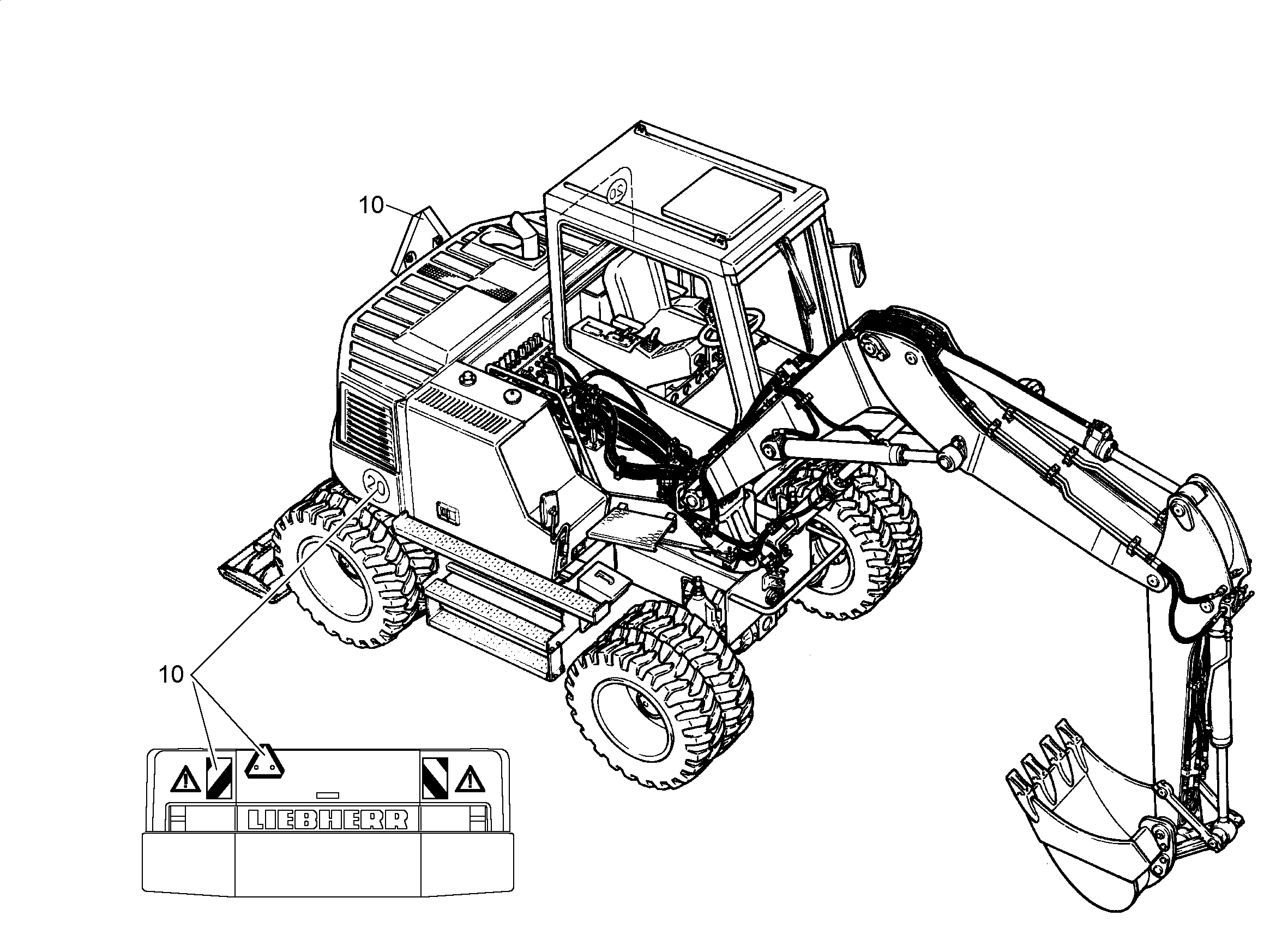 ПОСТАВЛЯЕМЫЙ КОМПЛЕКТ ЧЕХИЯ 9916779 LIEBHERR