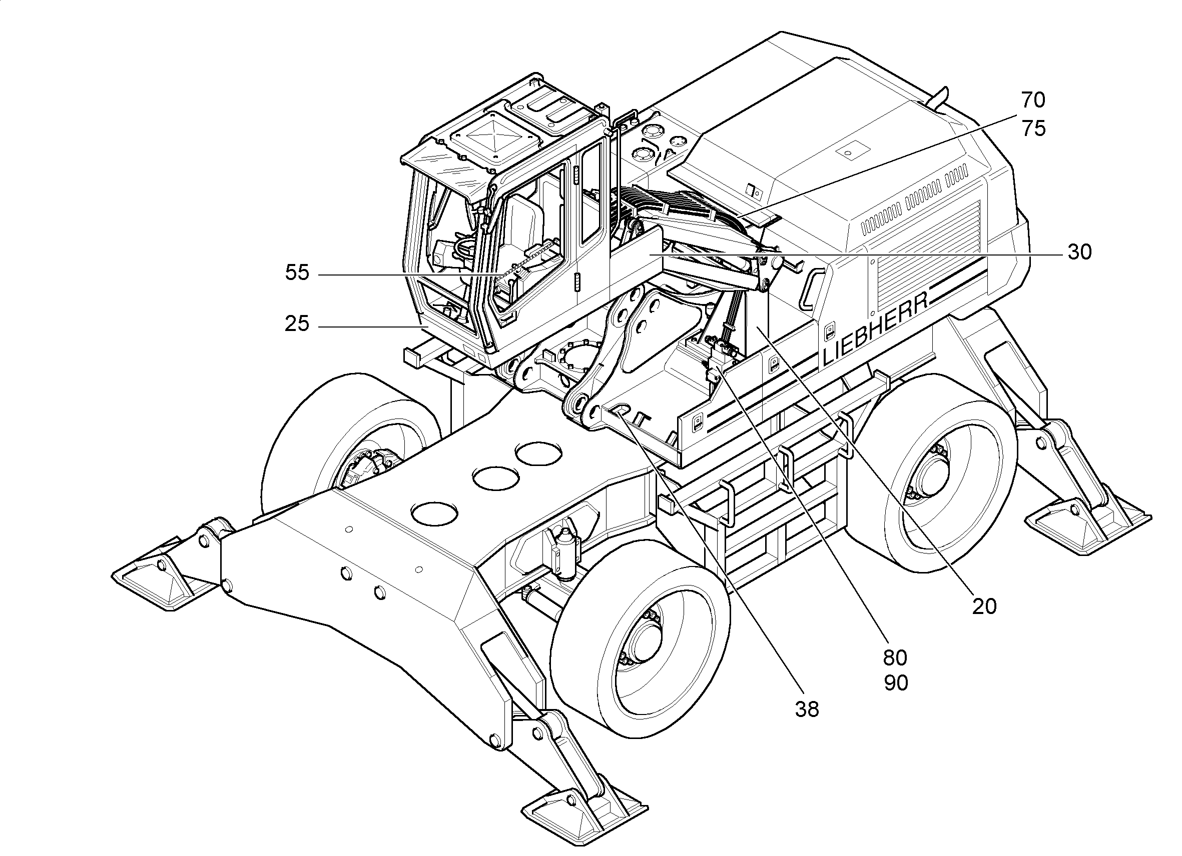 УДЛИНЕНИЕ, КОМПЛЕКТ КАБЕЛЕЙ 9916907 LIEBHERR