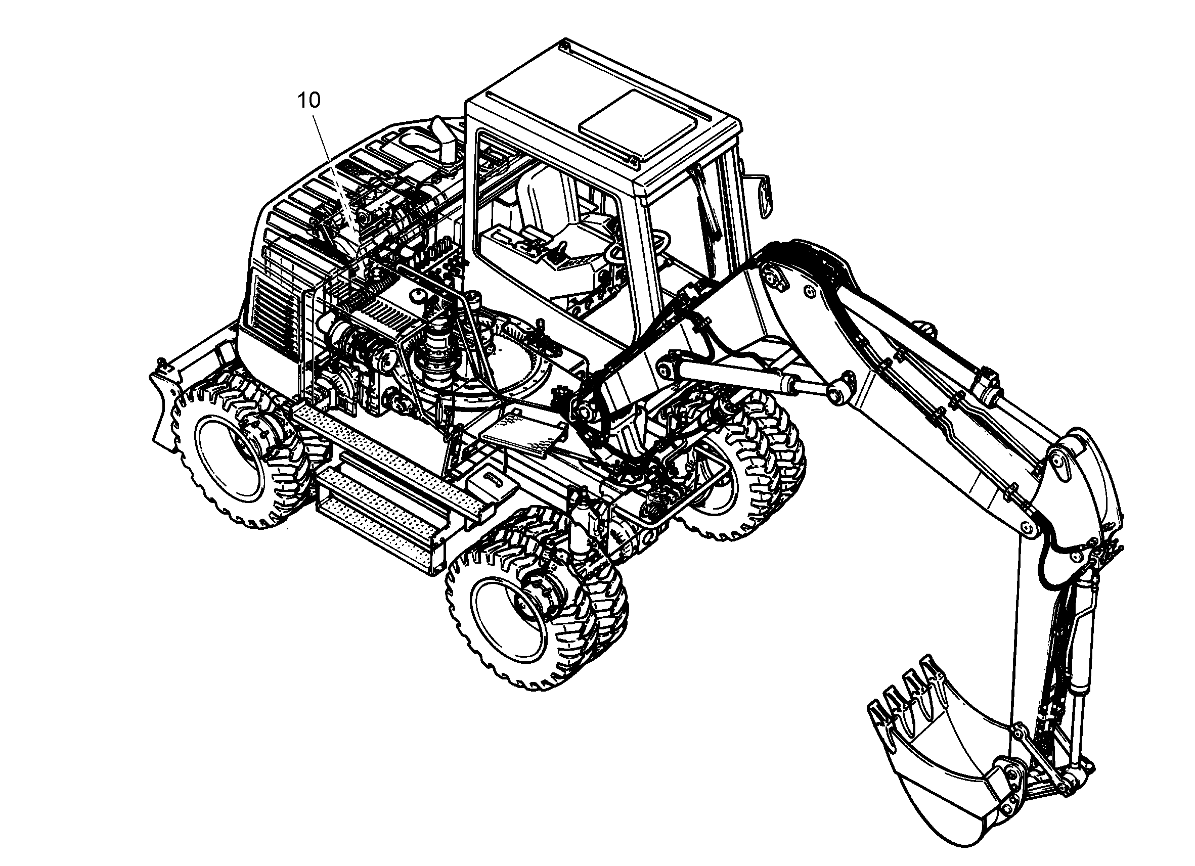 НАСОС СДВОЕННЫЙ A10VO 45cm³/U 10017850 LIEBHERR