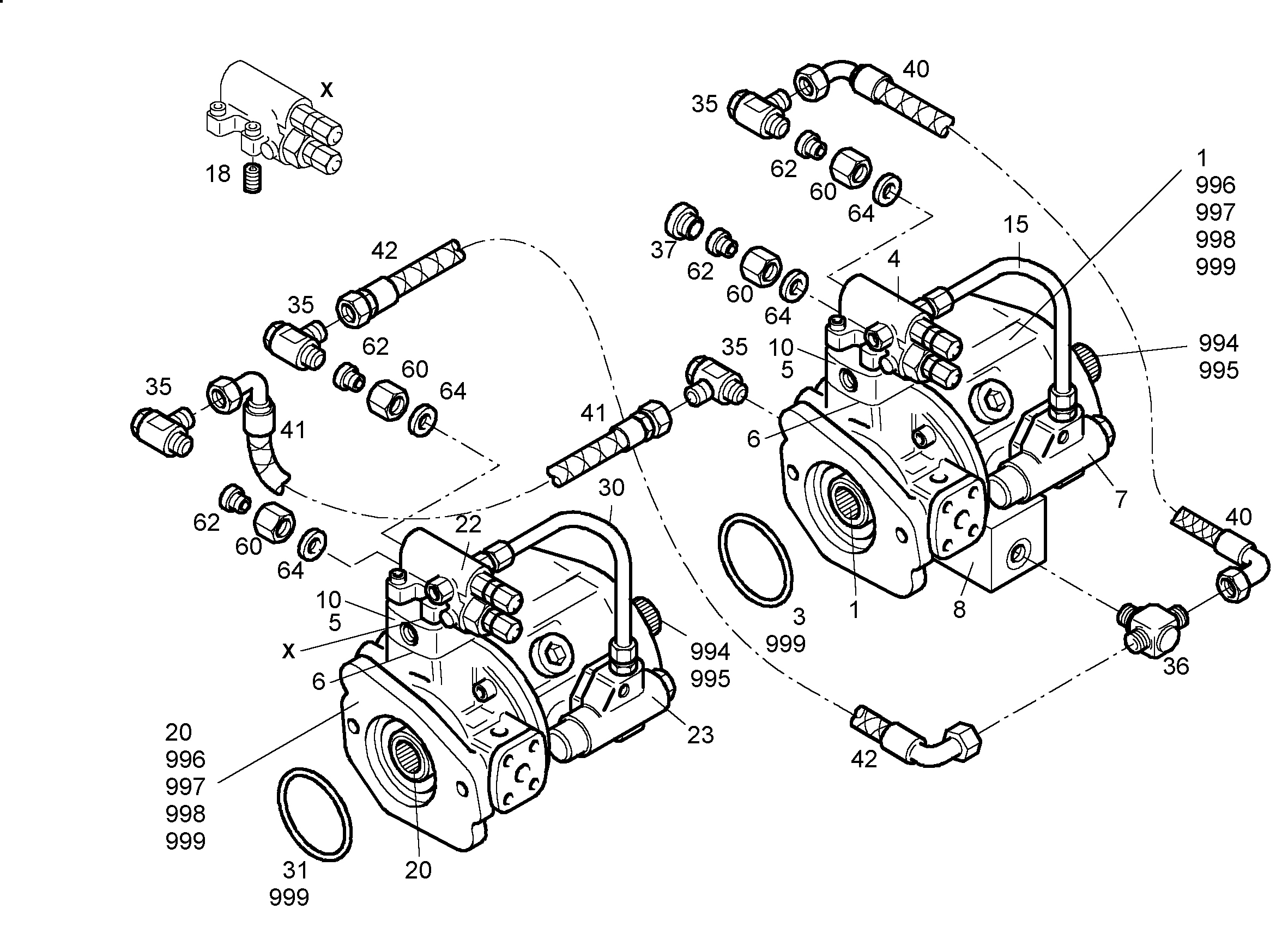 СОПЛО NG 1,7MM / M6 7025773 LIEBHERR