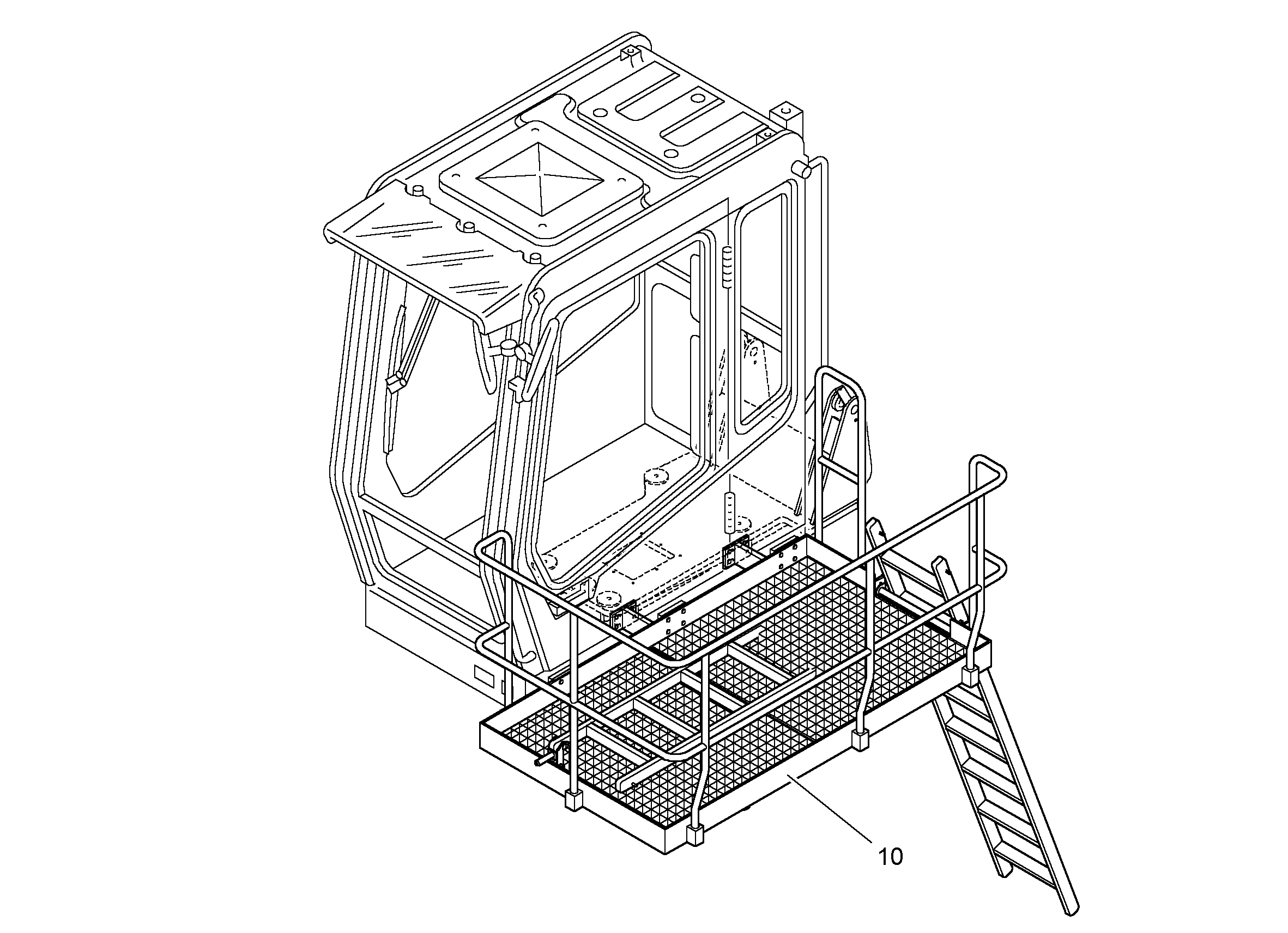 ПЛАТФОРМА 9917512 LIEBHERR