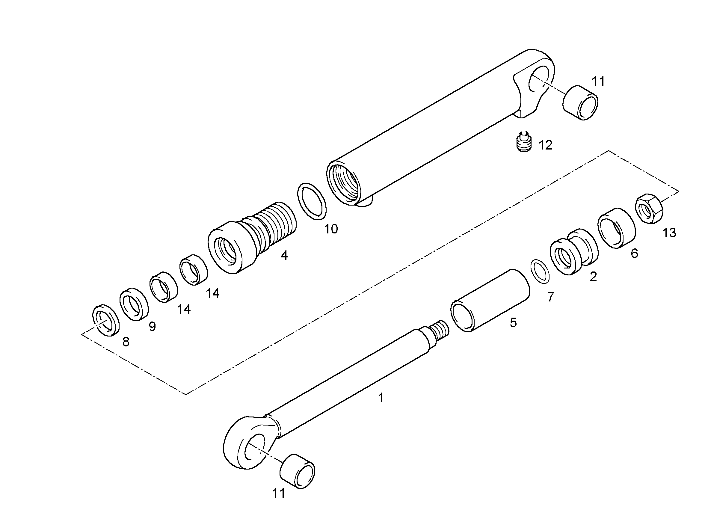 ГИЛЬЗА РАСПОРНАЯ 7025977 LIEBHERR