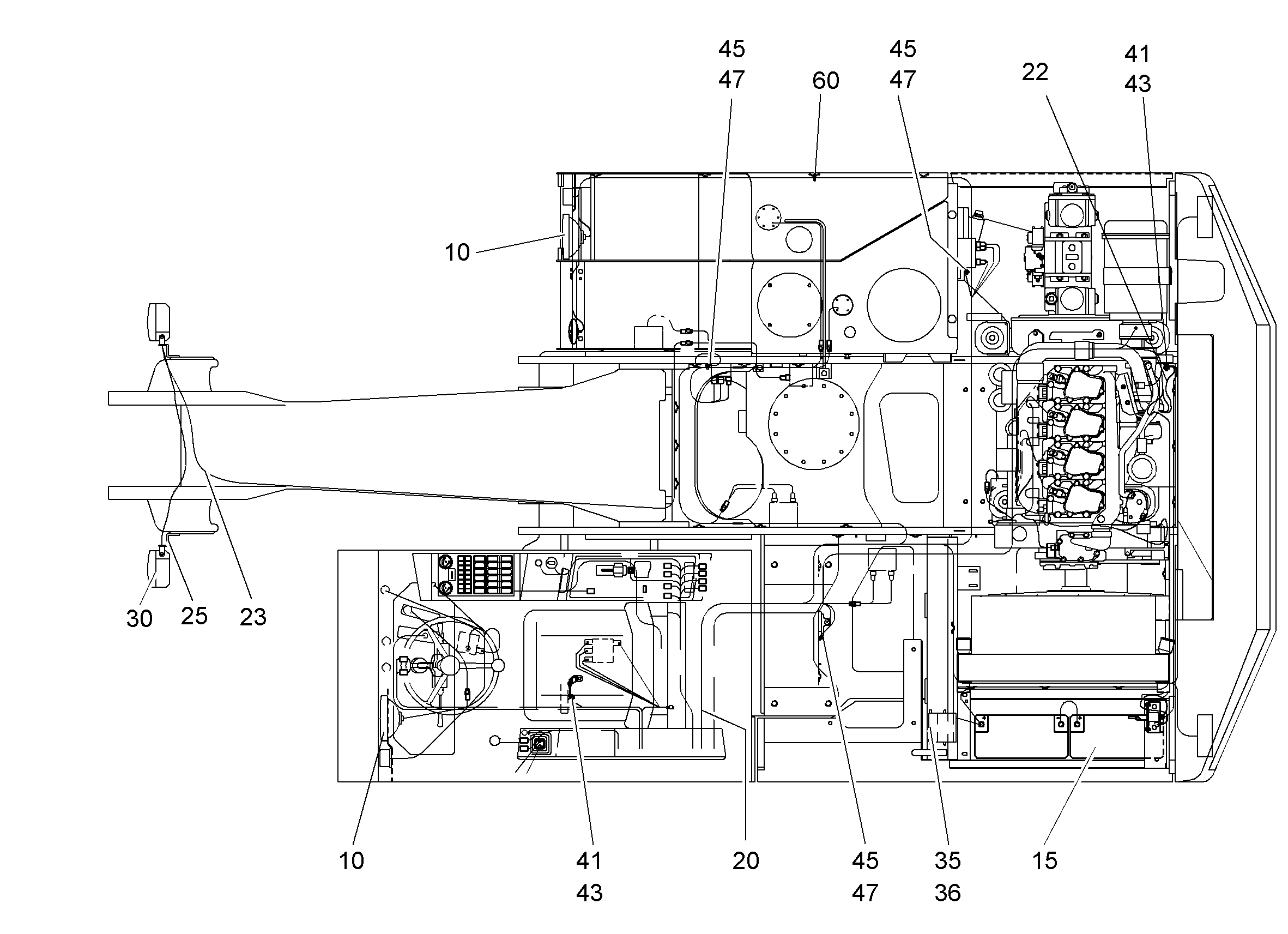 ОСВЕЩ.ДОПОЛНИТЕЛЬНОЕ РАБ.ЛЕВ. 9901538 LIEBHERR