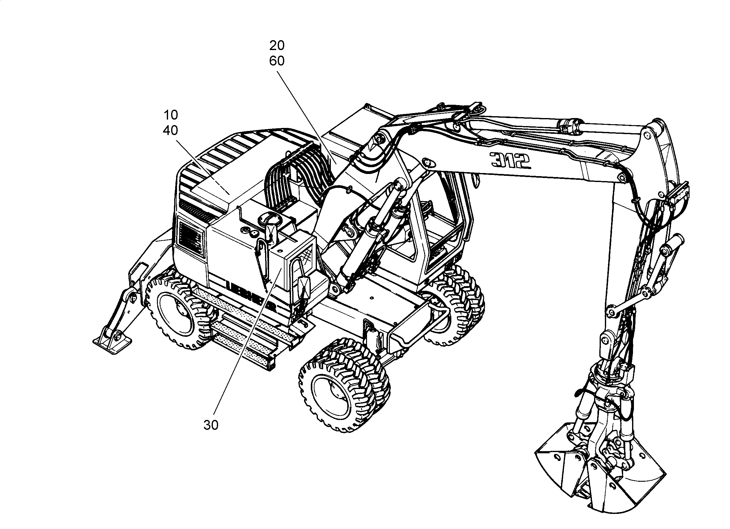 ПРОКЛАДКА ШЛАНГА 9211246 LIEBHERR