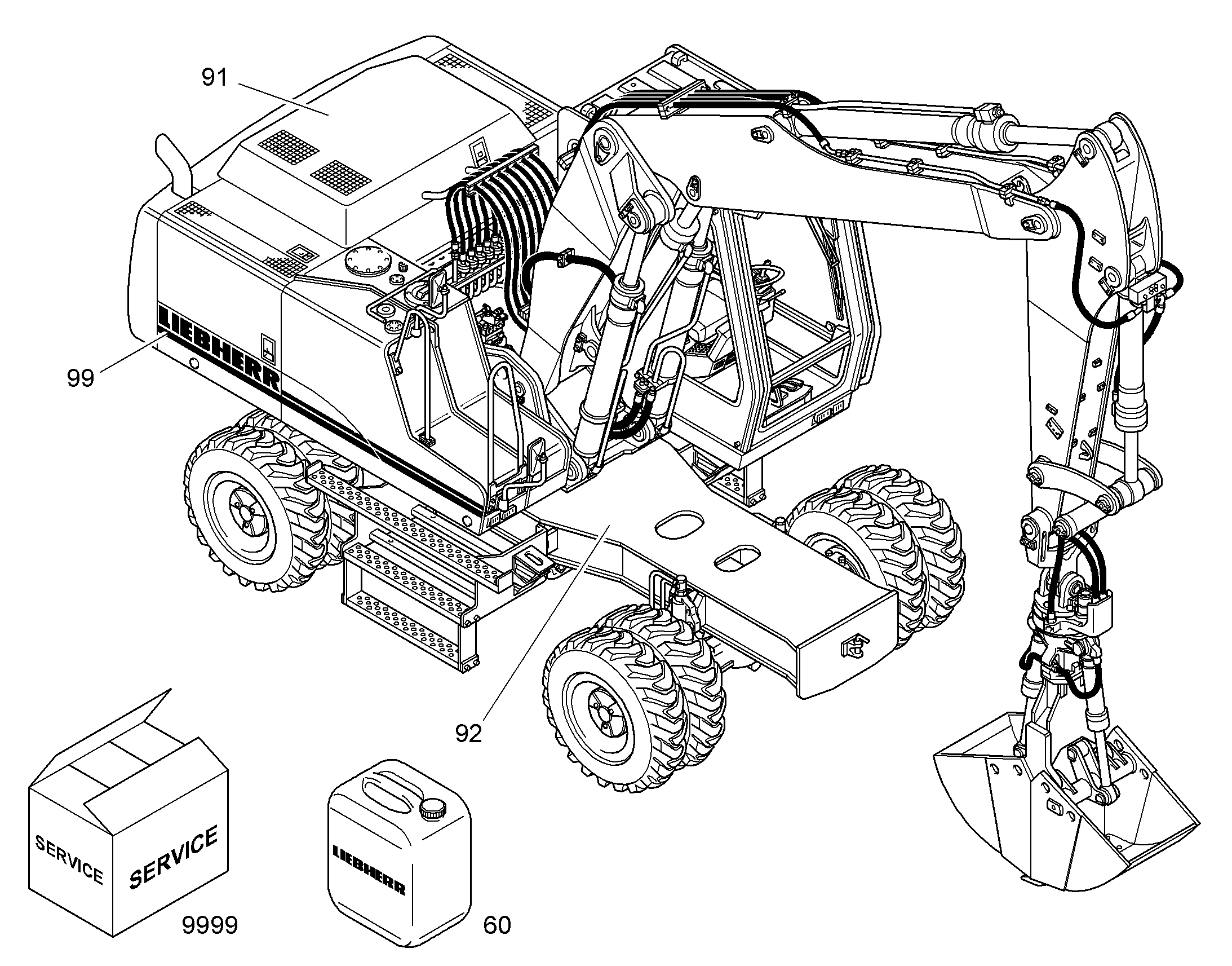 СМАЗОЧНЫЕ МАТЕРИАЛЫ 9919585 LIEBHERR