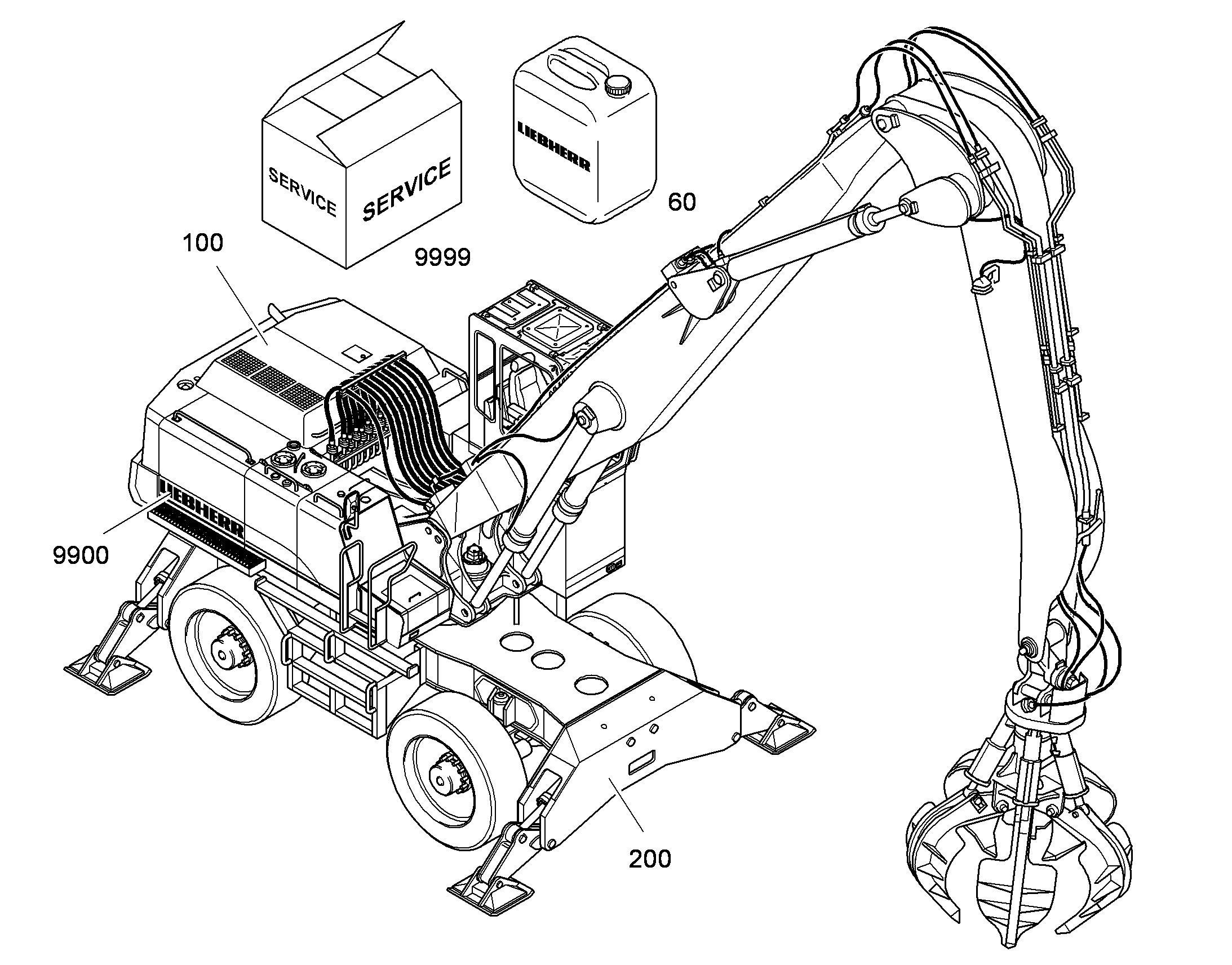 МАТЕРИАЛ СЕРВИСН.ОБСЛУЖИВАНИЯ 9063003 LIEBHERR