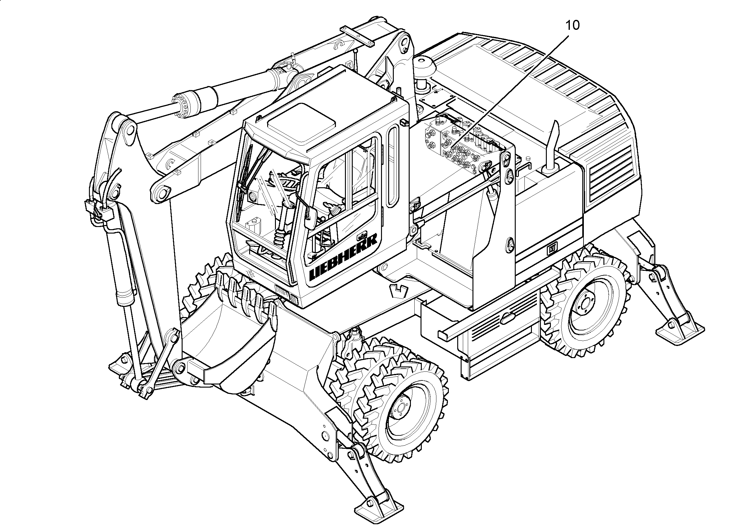 К-Т ДЛЯ ШАССИ 9919475 LIEBHERR