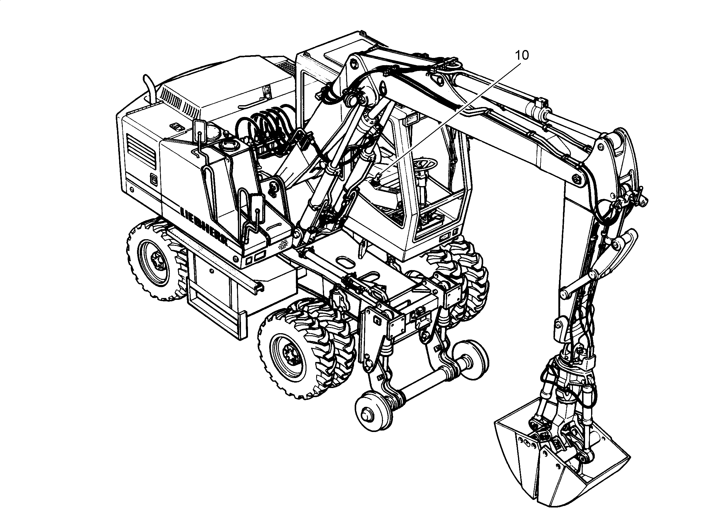 ОГРАНИЧЕНИЕ ПОДЪЕМА И ПОВОРОТА 9918501 LIEBHERR