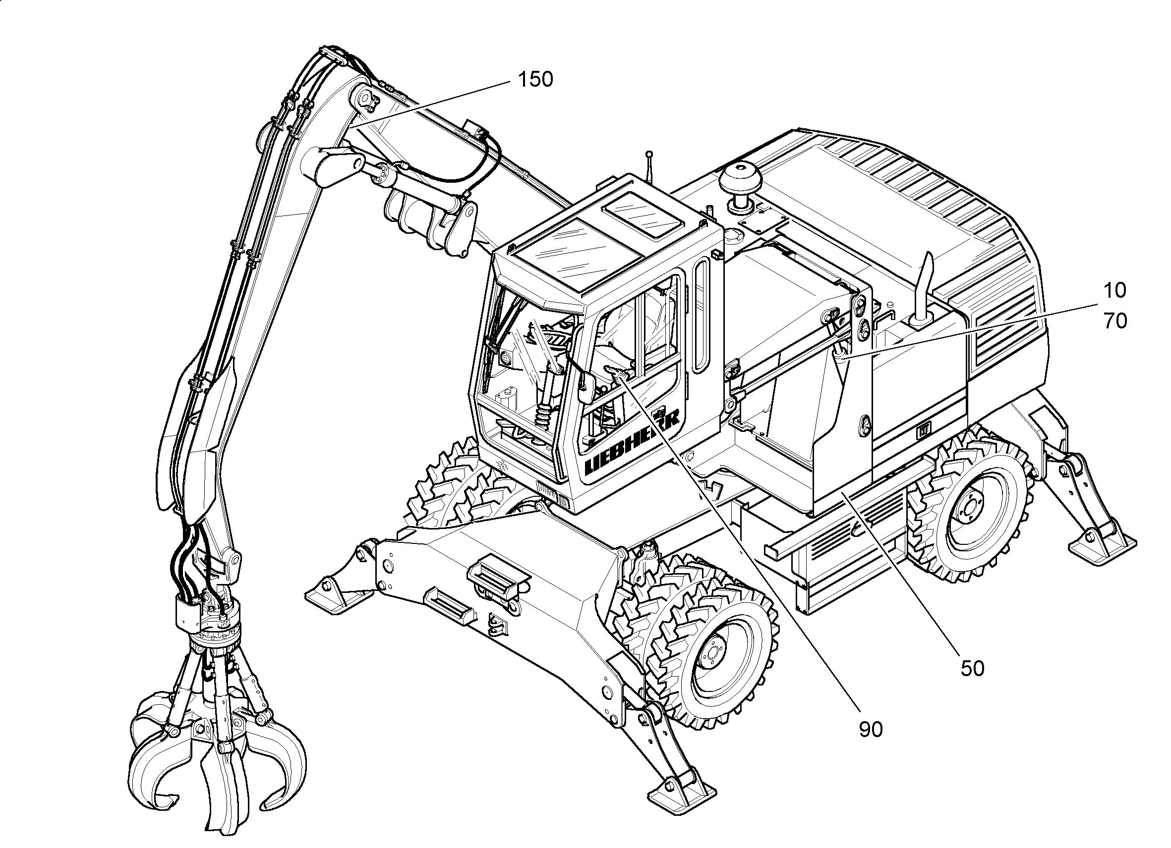 СМАЗКА ЦЕНТРАЛИЗОВАННАЯ, УСТ. 9064376 LIEBHERR