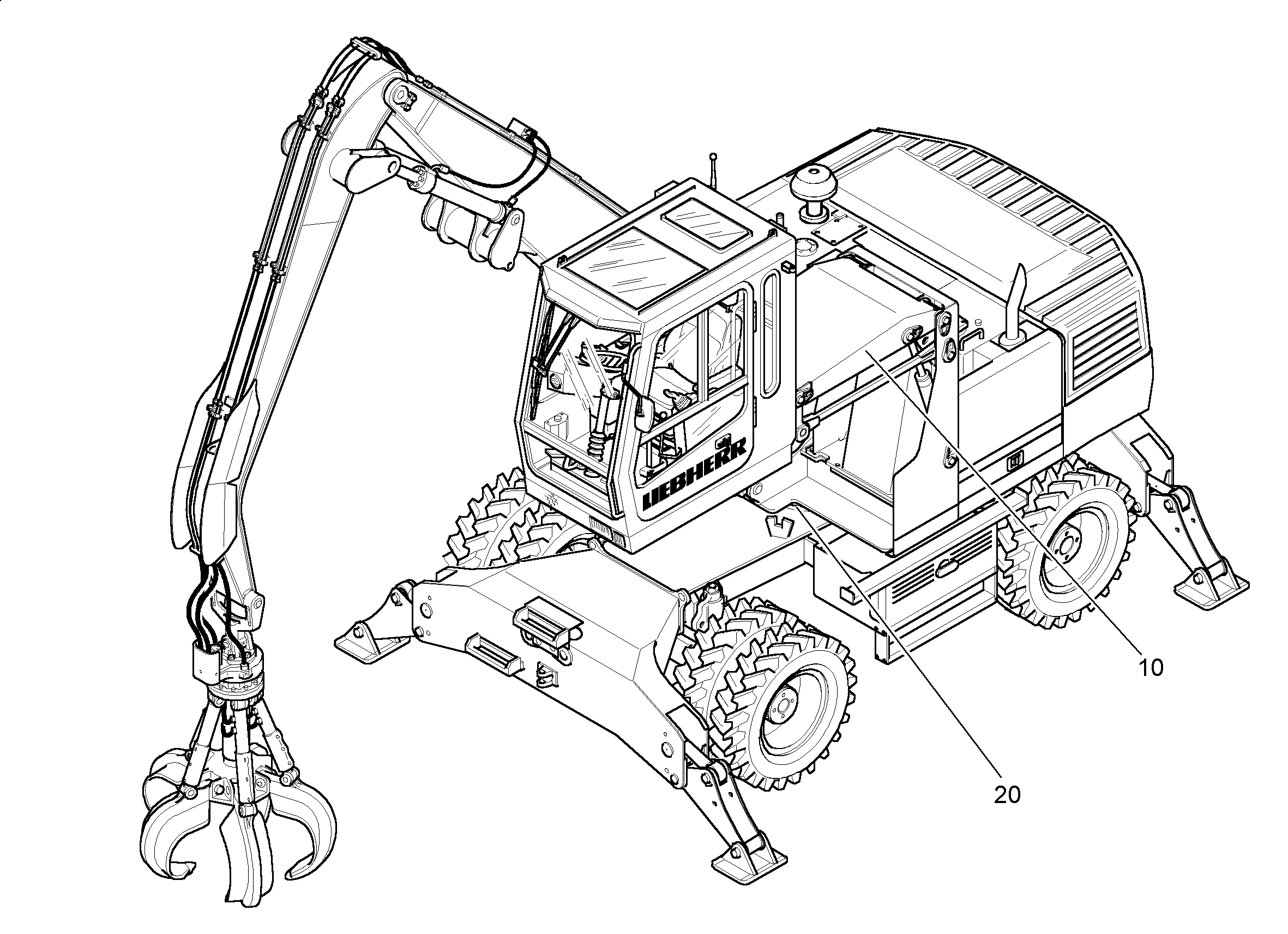 КРУГ КАТАНИЯ - СМАЗКА 9064370 LIEBHERR