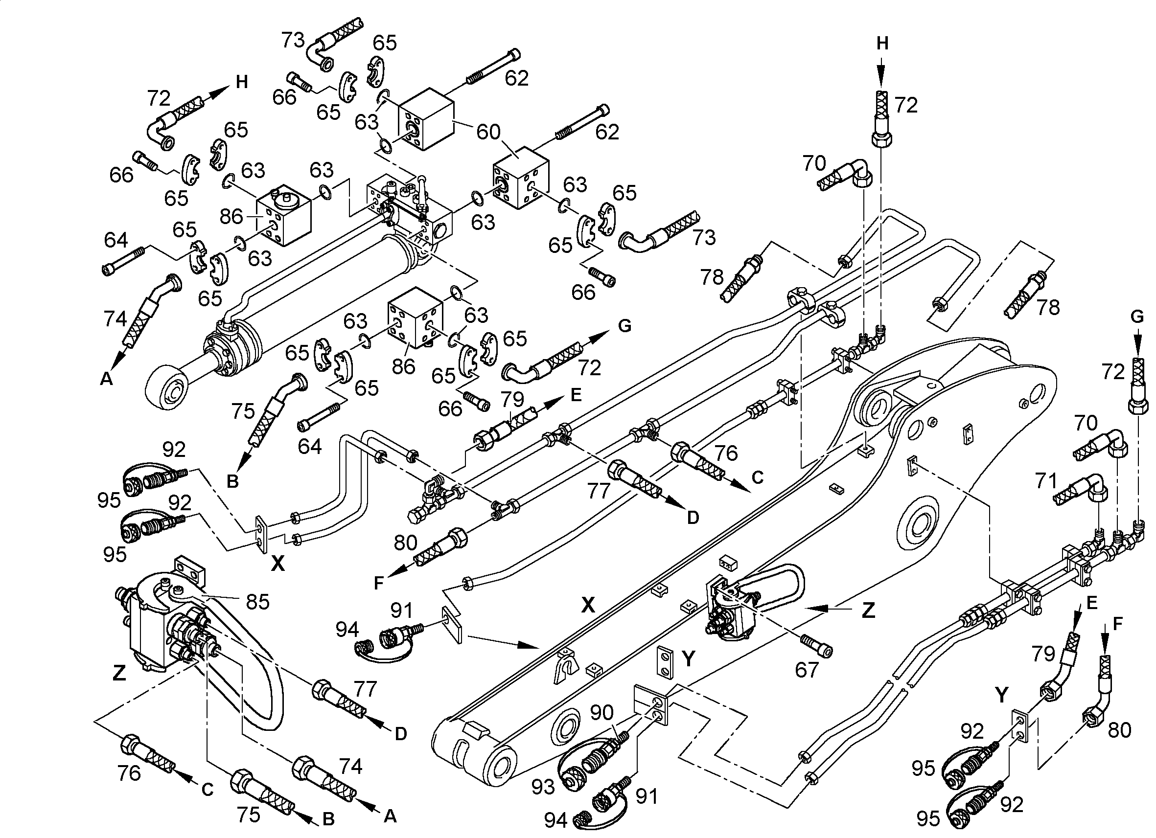 КРАН ШАРИКОВЫЙ 7023485 LIEBHERR