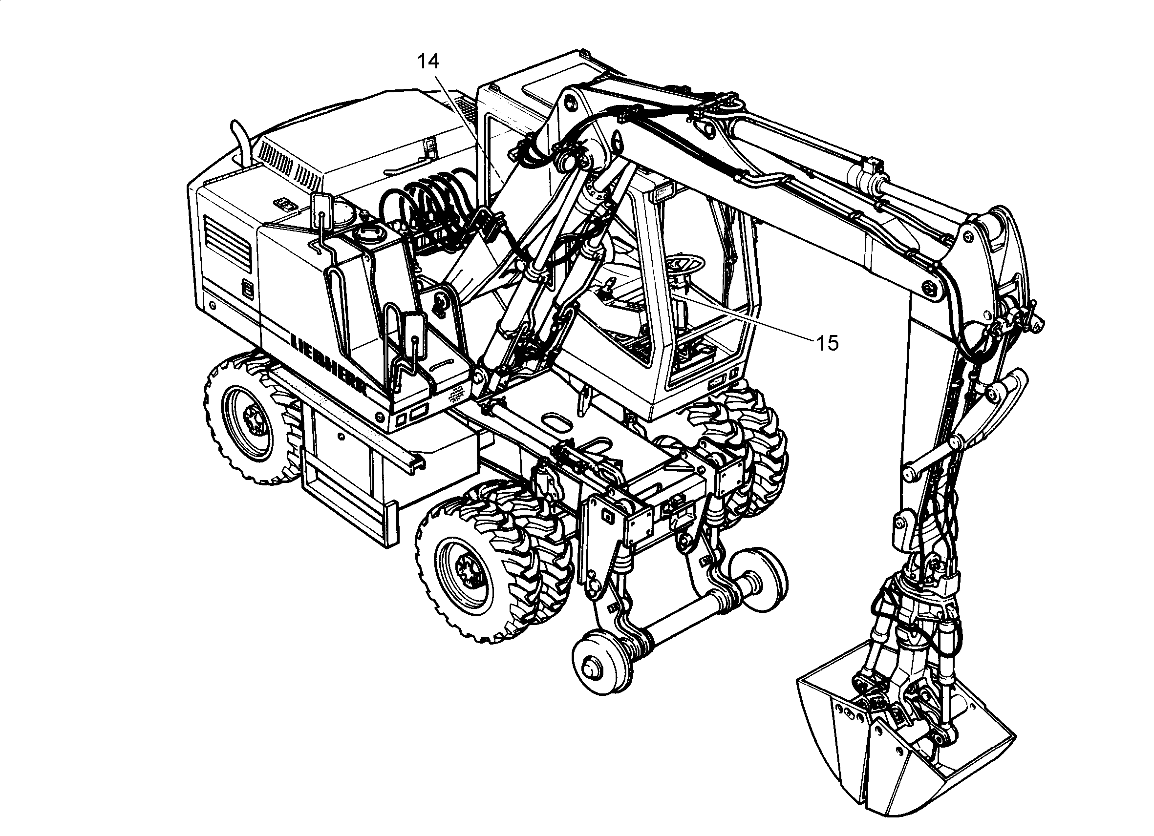 ГИДРАВЛИЧЕСКАЯ СИСТЕМА 9918506 LIEBHERR
