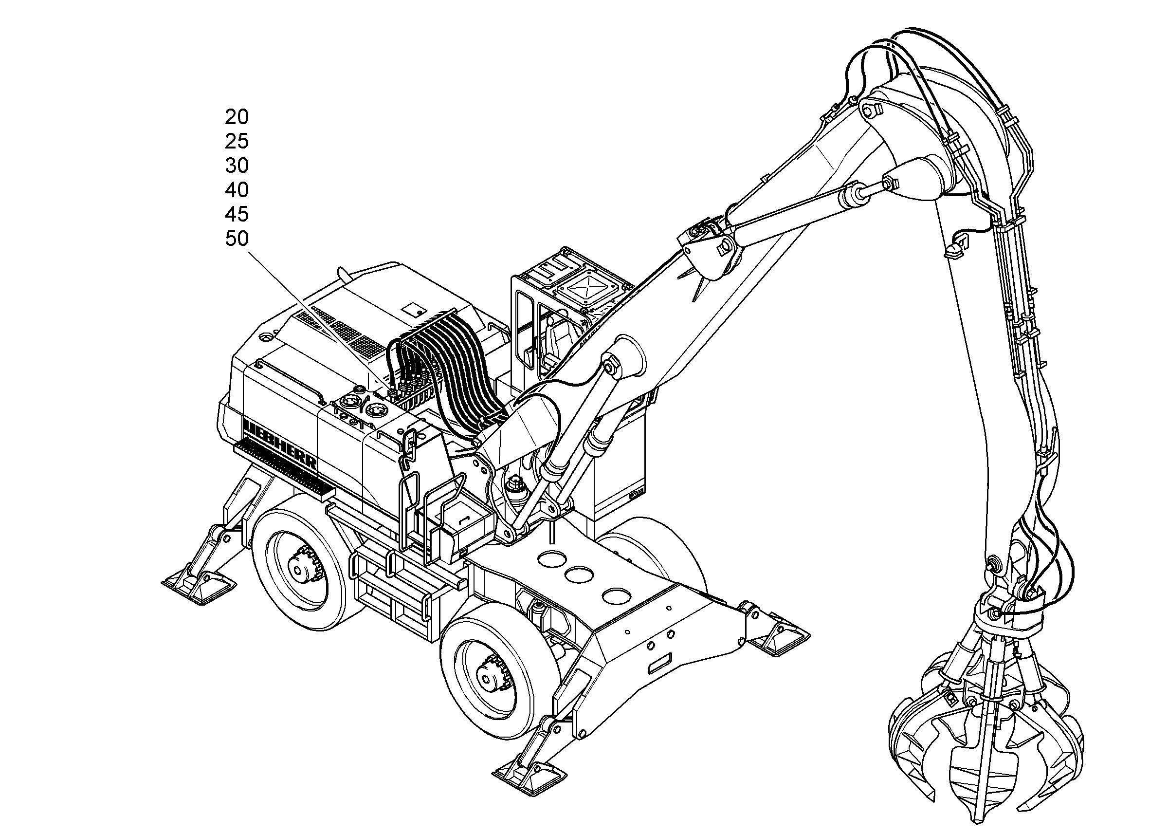 ГИДРОАГРЕГАТ, УПРАВЛЕНИЕ 9920482 LIEBHERR
