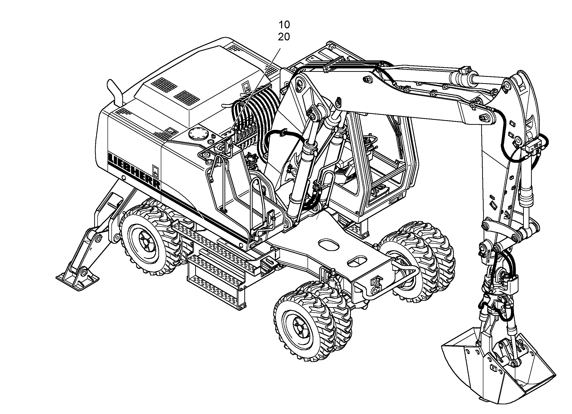 ГИДРАВЛИЧЕСКАЯ СИСТЕМА 9910314 LIEBHERR