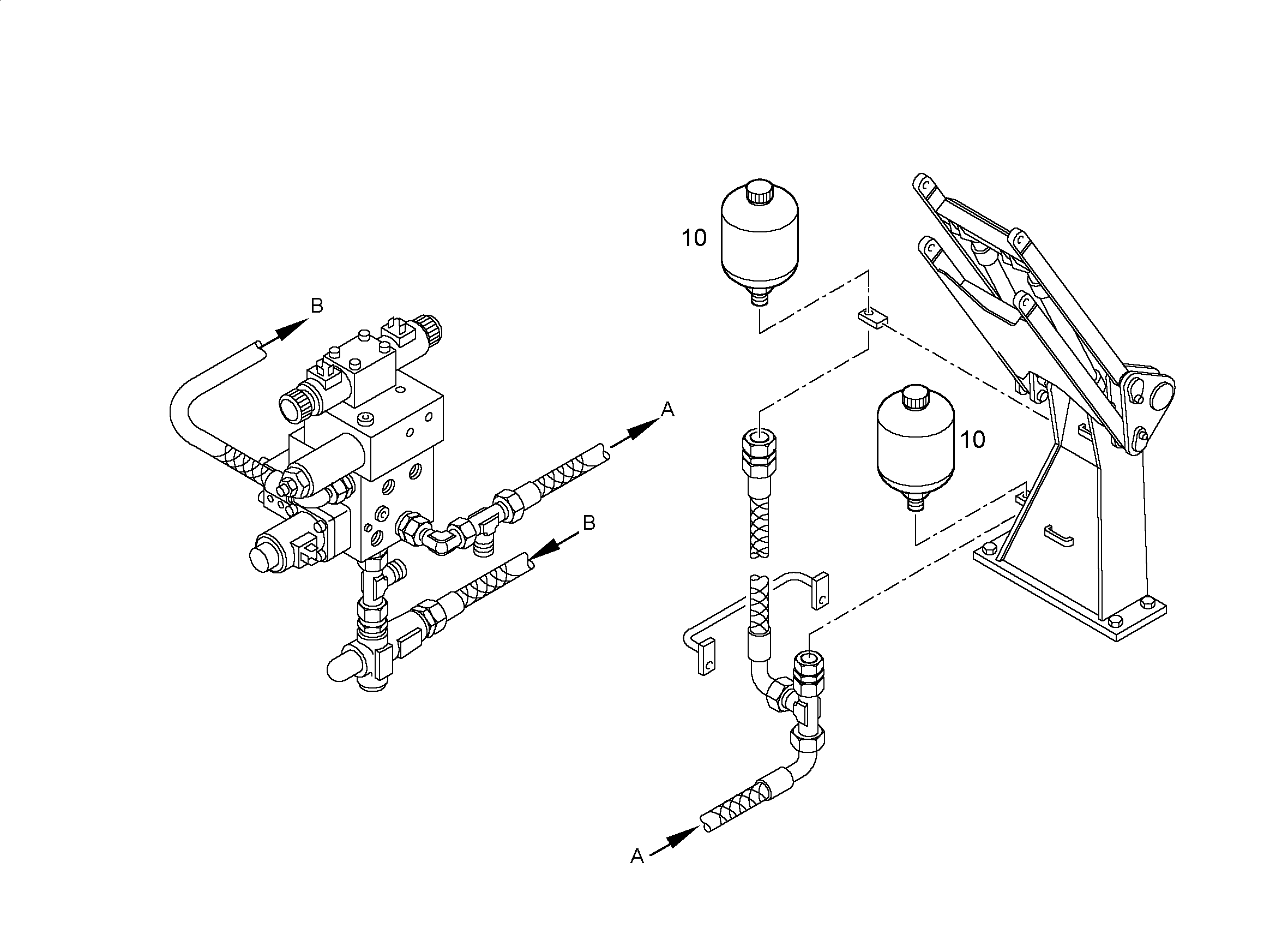 АККУМУЛЯТОР МЕМБРАННЫЙ 0,75l/210bar/80bar -25/100°C G 7026710 LIEBHERR