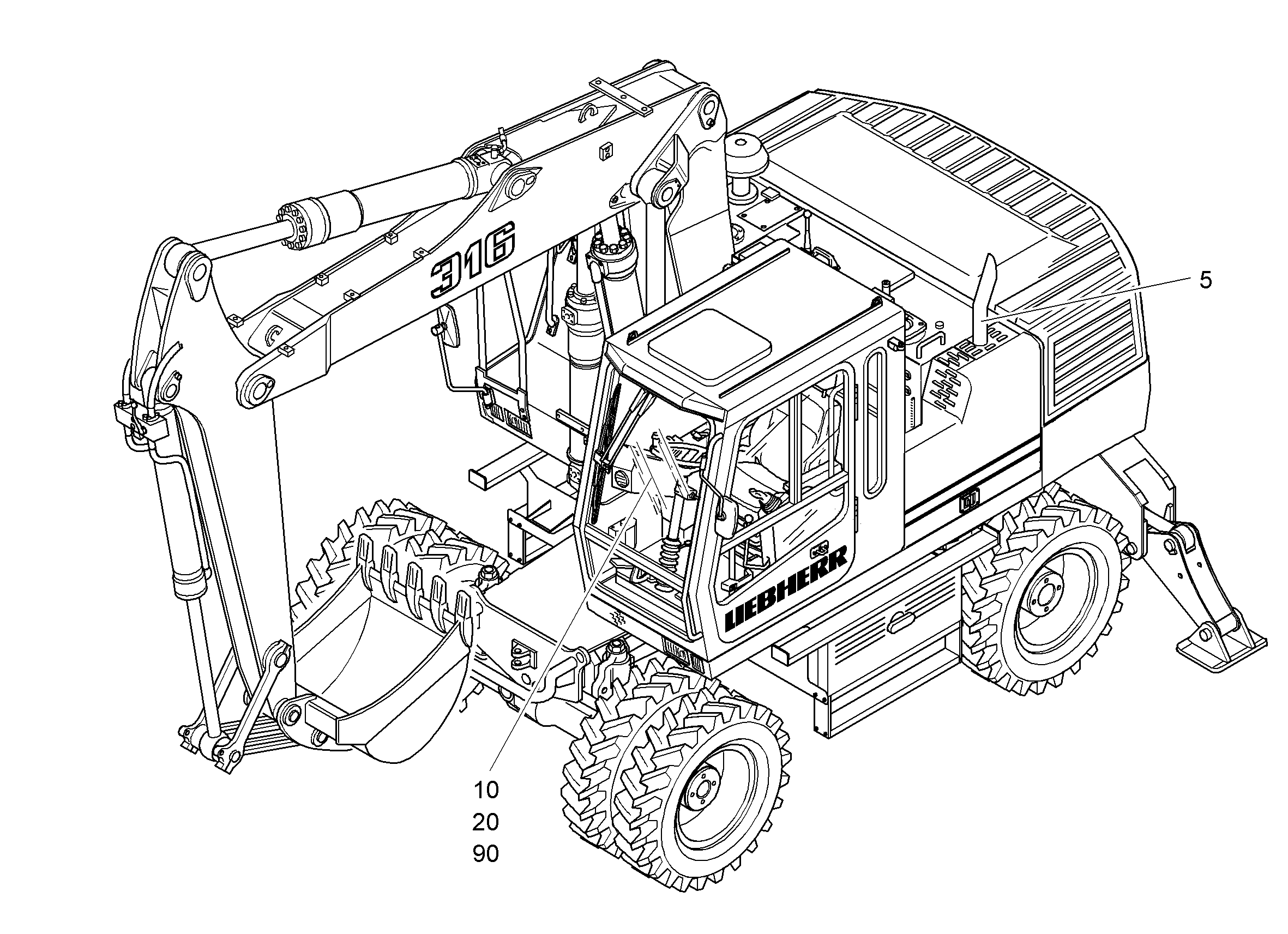 НИППЕЛЬ СЪЕМНЫЙ 7026866 LIEBHERR