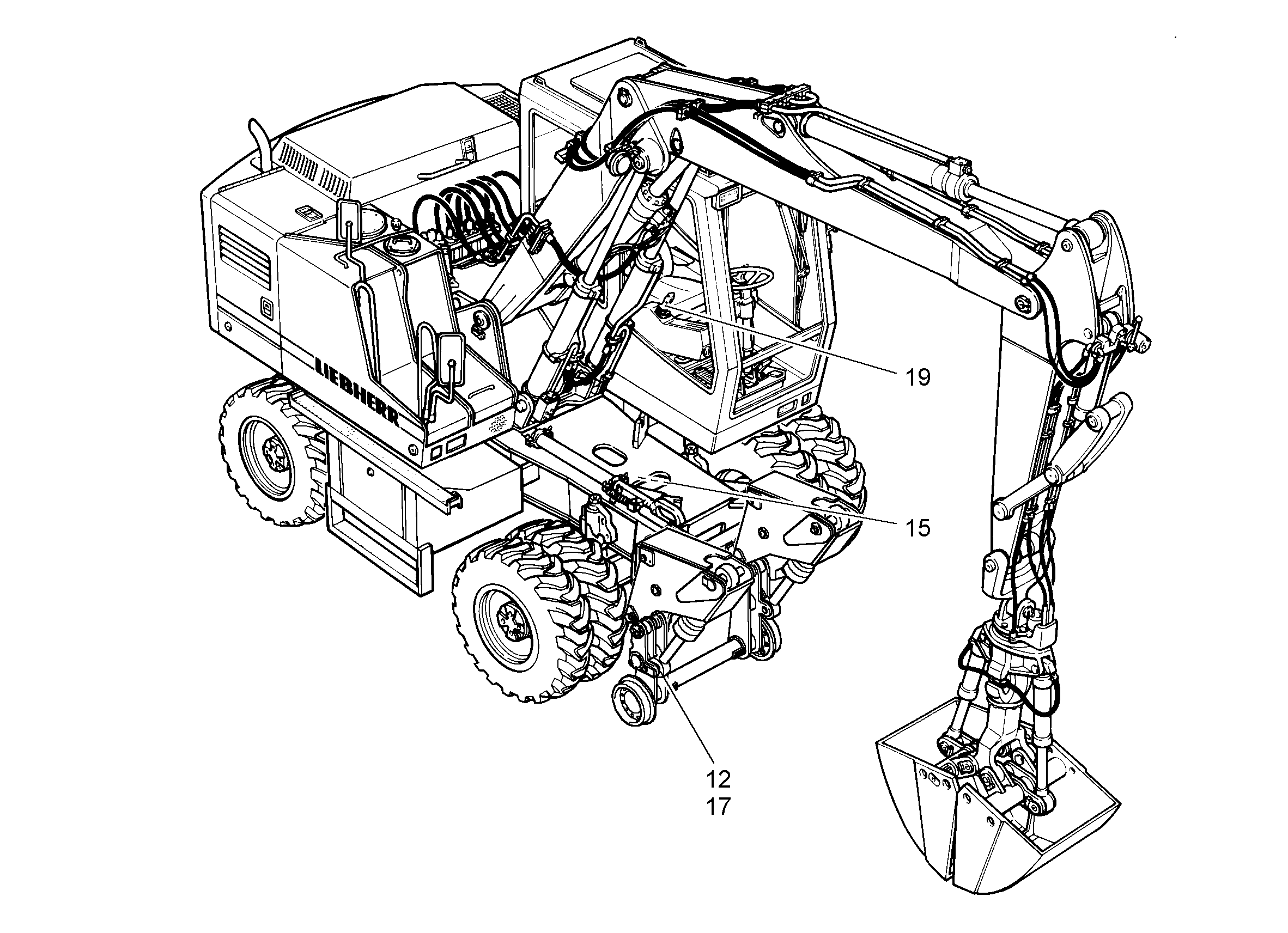 ГИДРАВЛИЧЕСКАЯ СИСТЕМА 9957061 LIEBHERR