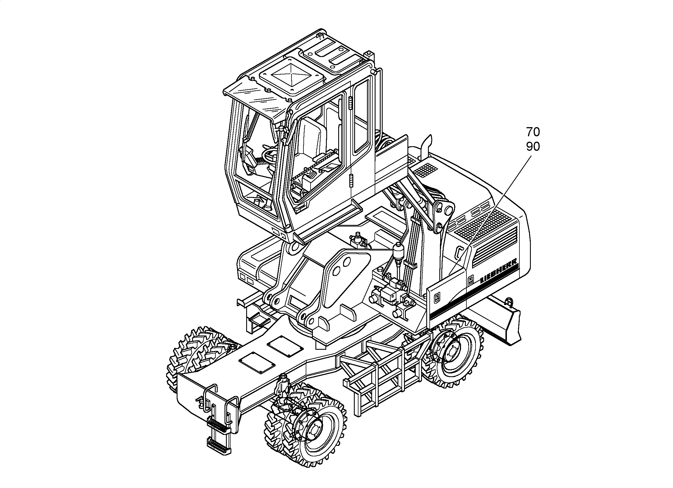 ГИДРАВЛИЧЕСКАЯ СИСТЕМА 9917570 LIEBHERR