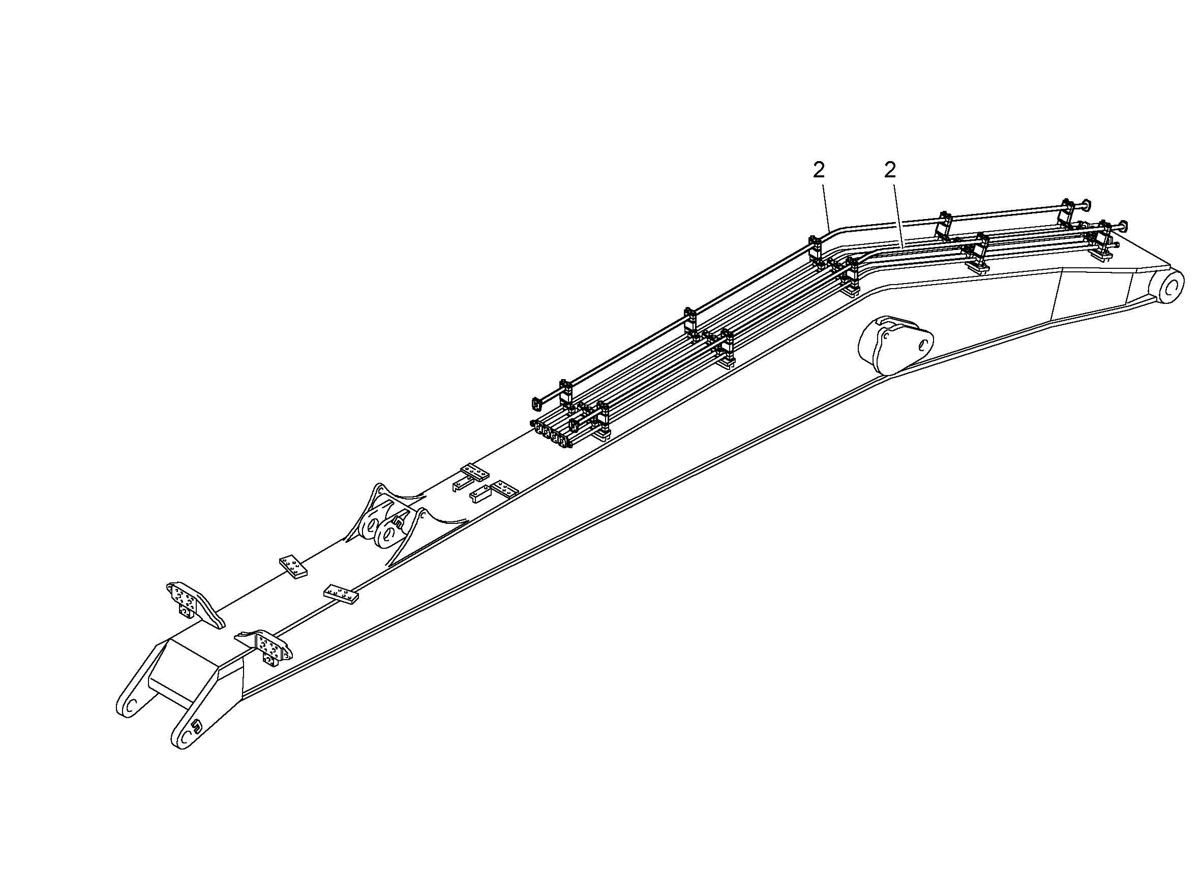 ПРОВОДКА МОНТАЖНЫЙ НАБОР AHS 9923053 LIEBHERR