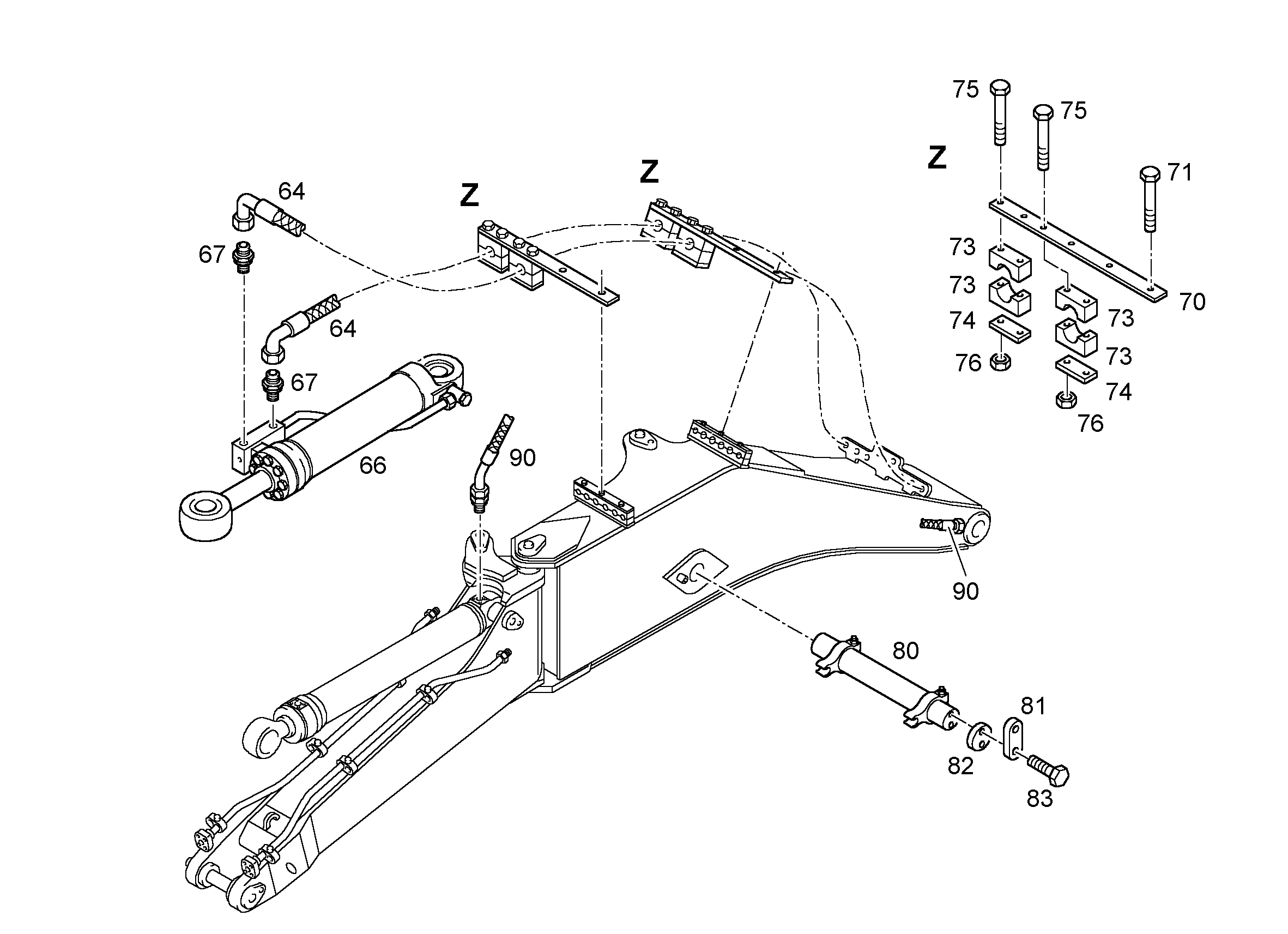СМАЗОЧНЫЕ ЛИНИИ УСТАНОВКА 9957079 LIEBHERR