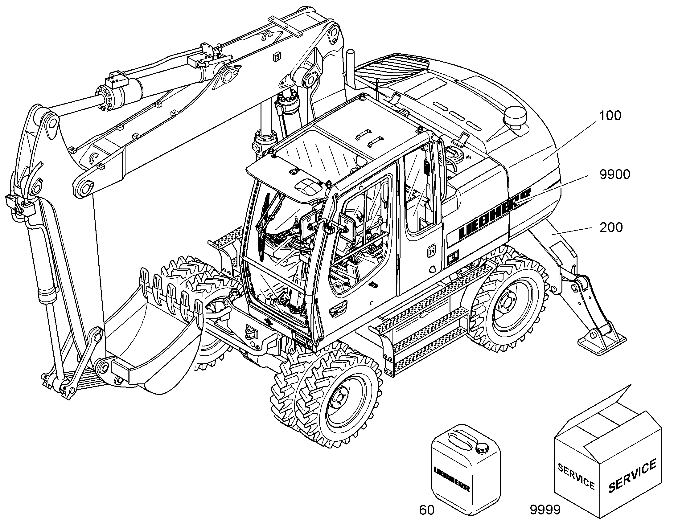 МАТЕРИАЛ СЕРВИСН.ОБСЛУЖИВАНИЯ 9066992 LIEBHERR