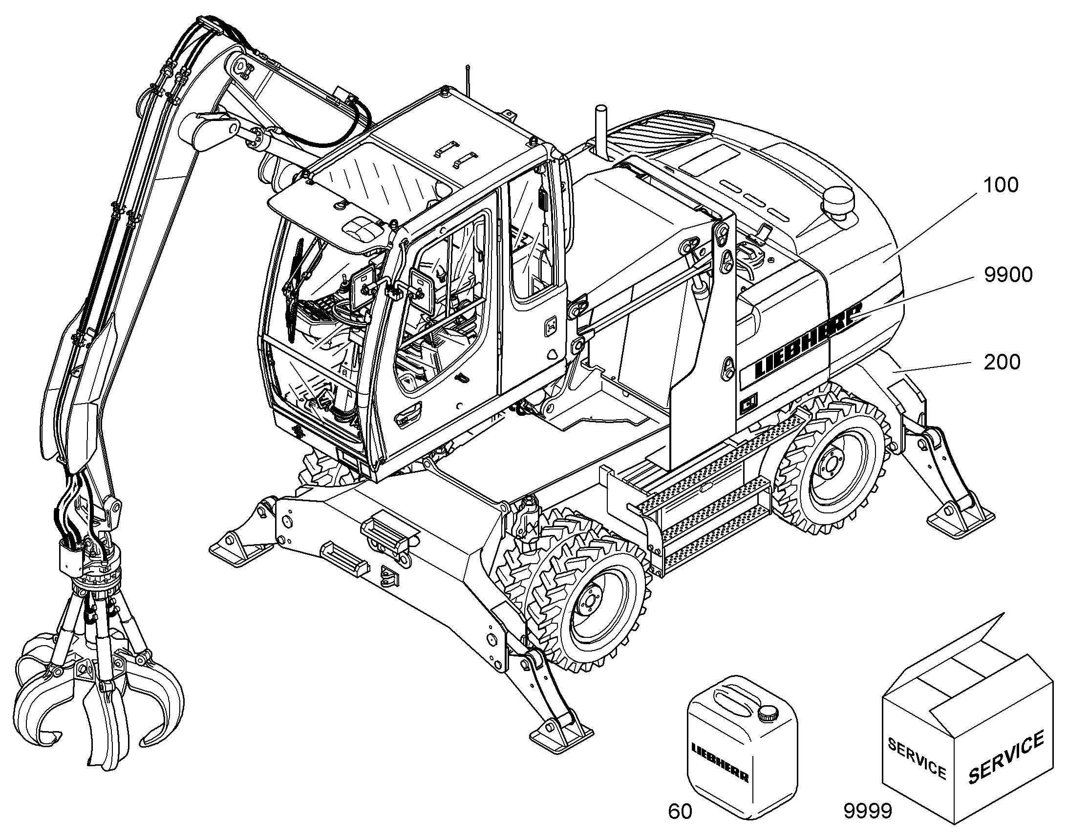 МАТЕРИАЛ СЕРВИСН.ОБСЛУЖИВАНИЯ 9066989 LIEBHERR