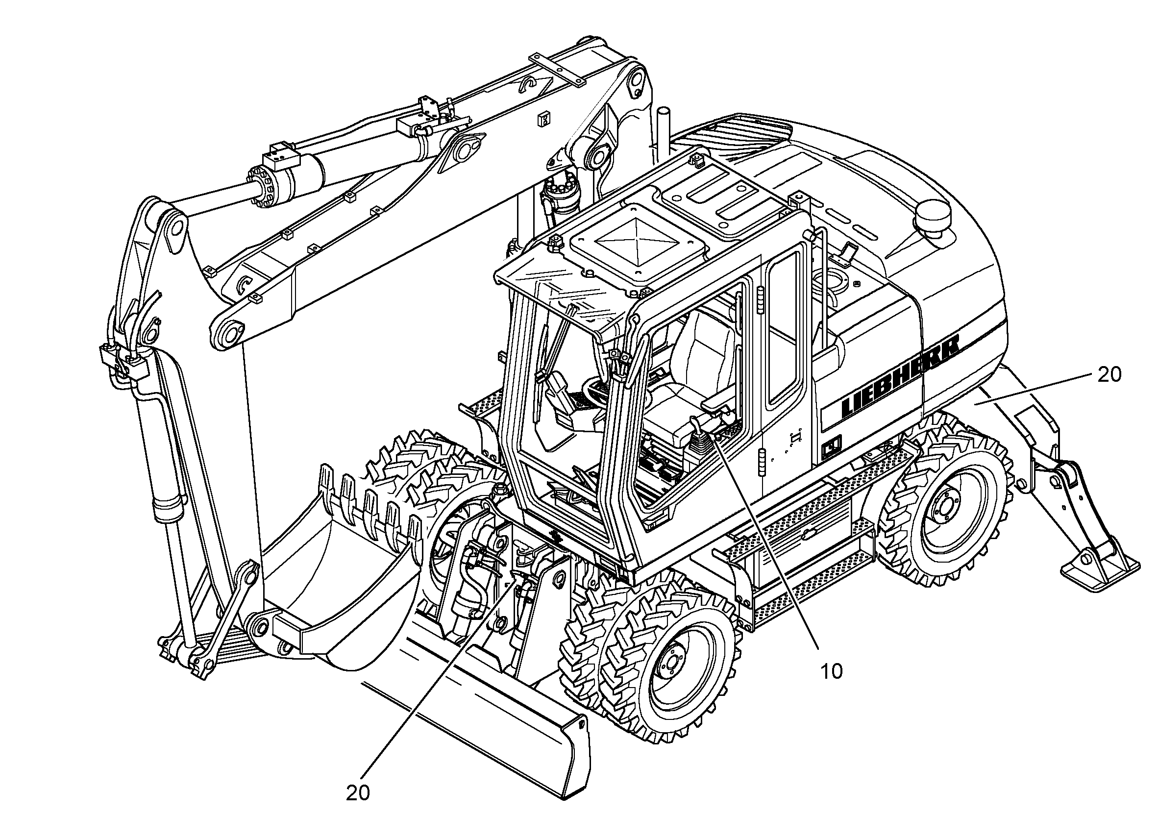 ЭЛЕКТРИЧЕСКИЕ ЧАСТИ ПОВ.ПЛАТФ. 9924394 LIEBHERR