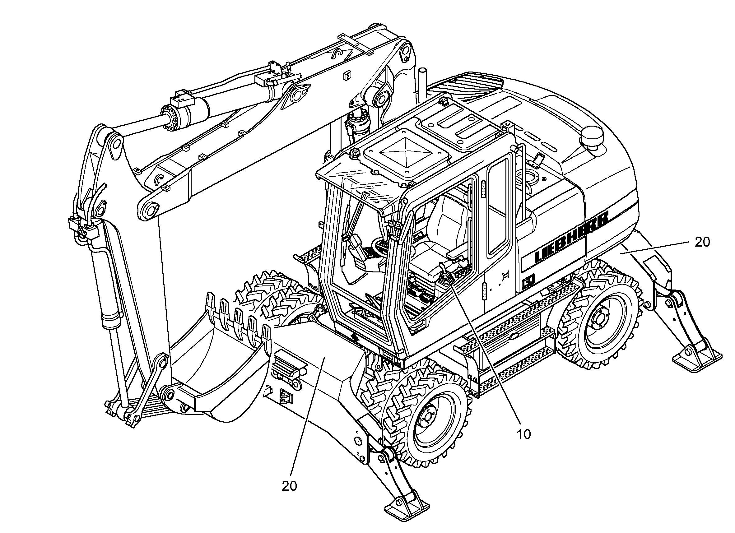 ЭЛЕКТРИЧЕСКИЕ ЧАСТИ ПОВ.ПЛАТФ. 9959739 LIEBHERR