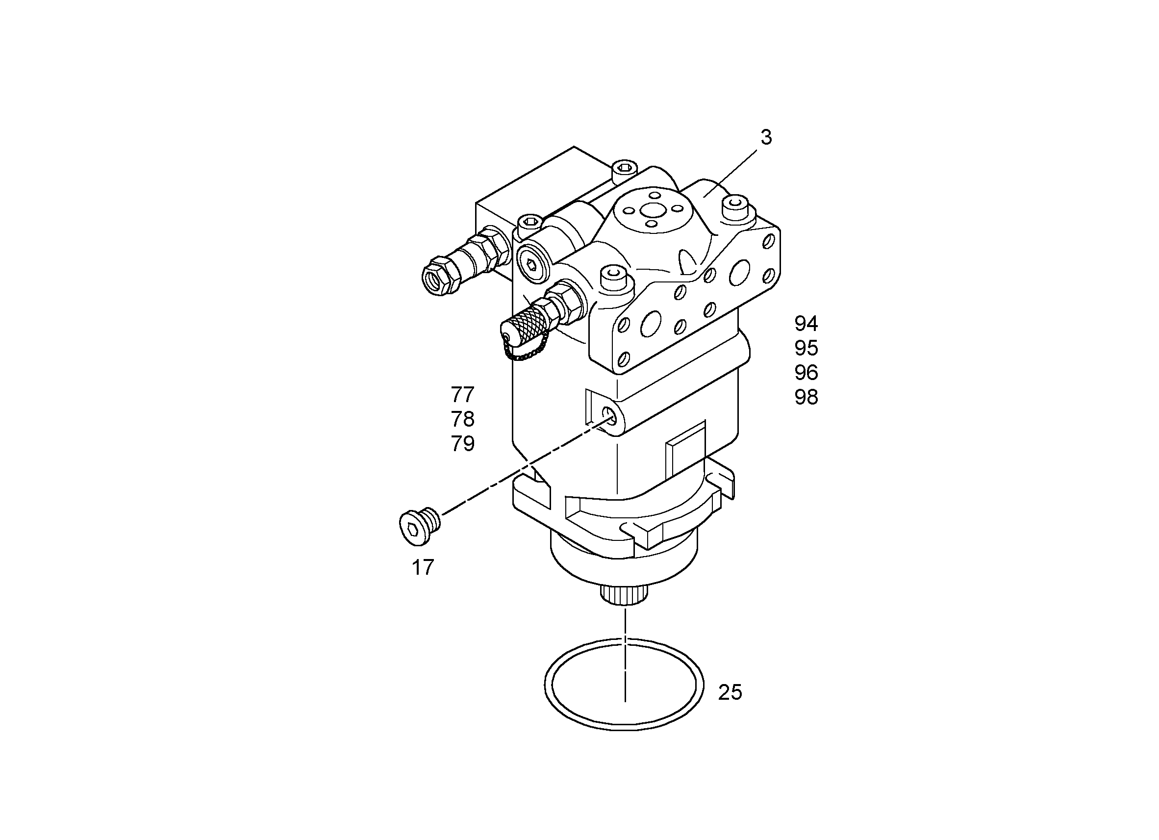ПЛИТА СОЕДИНИТЕЛЬНАЯ NG 045 9886867 LIEBHERR
